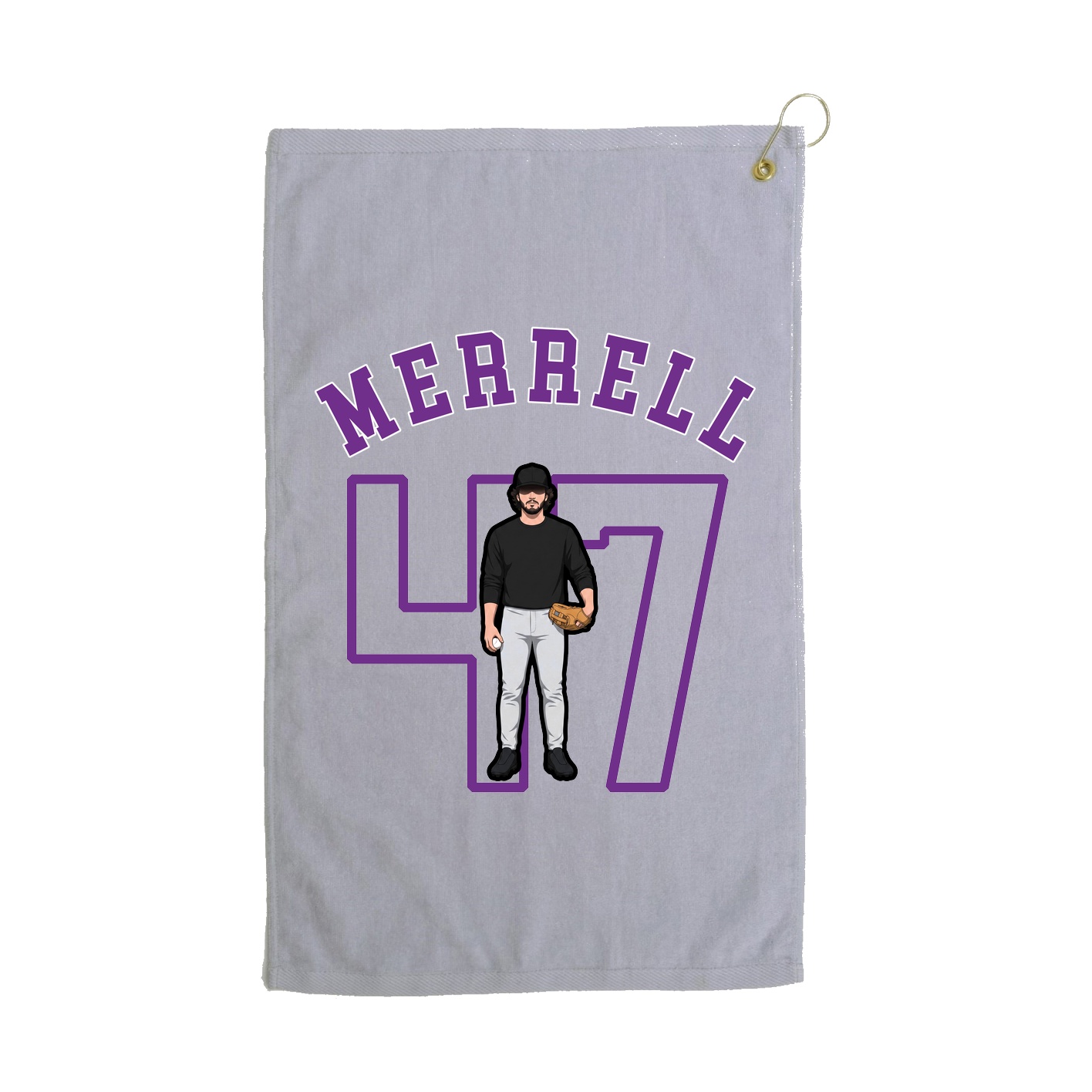 Golf Towel — Shirsey Arch in Grey