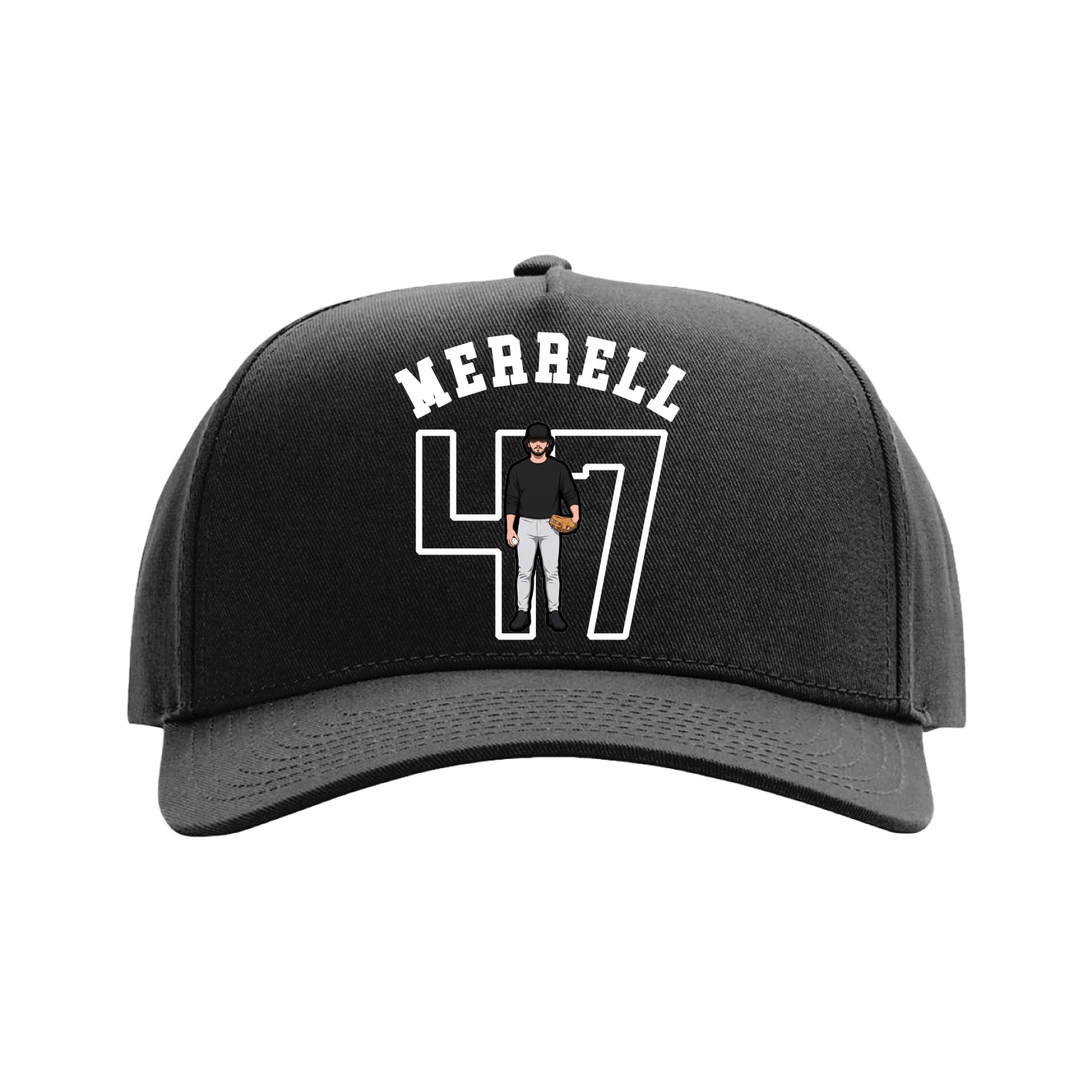 Full Fabric Five-Panel Champ Cap