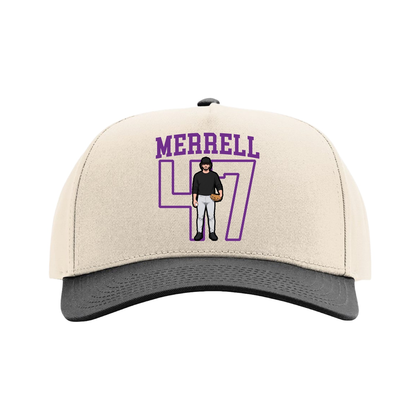 Full Fabric Five-Panel Champ Cap