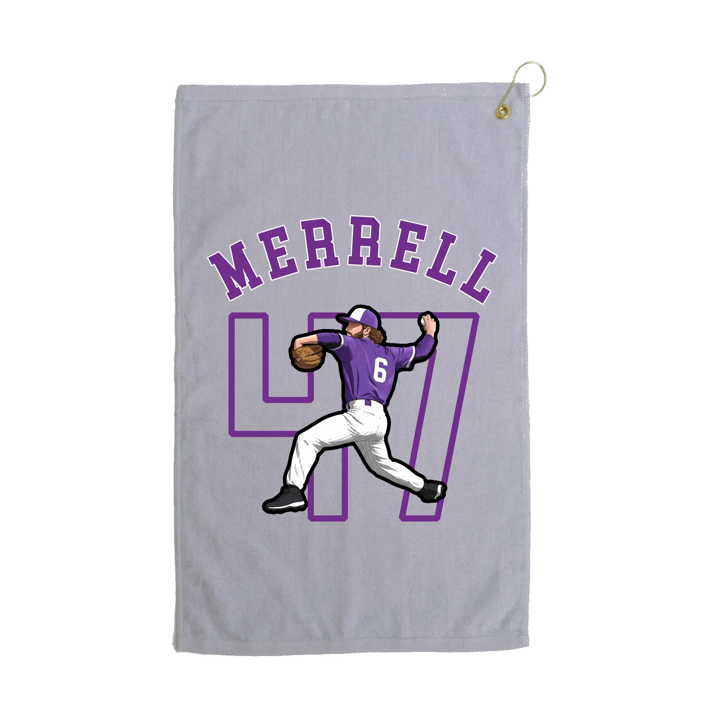 Golf Towel — Shirsey Arch in Grey