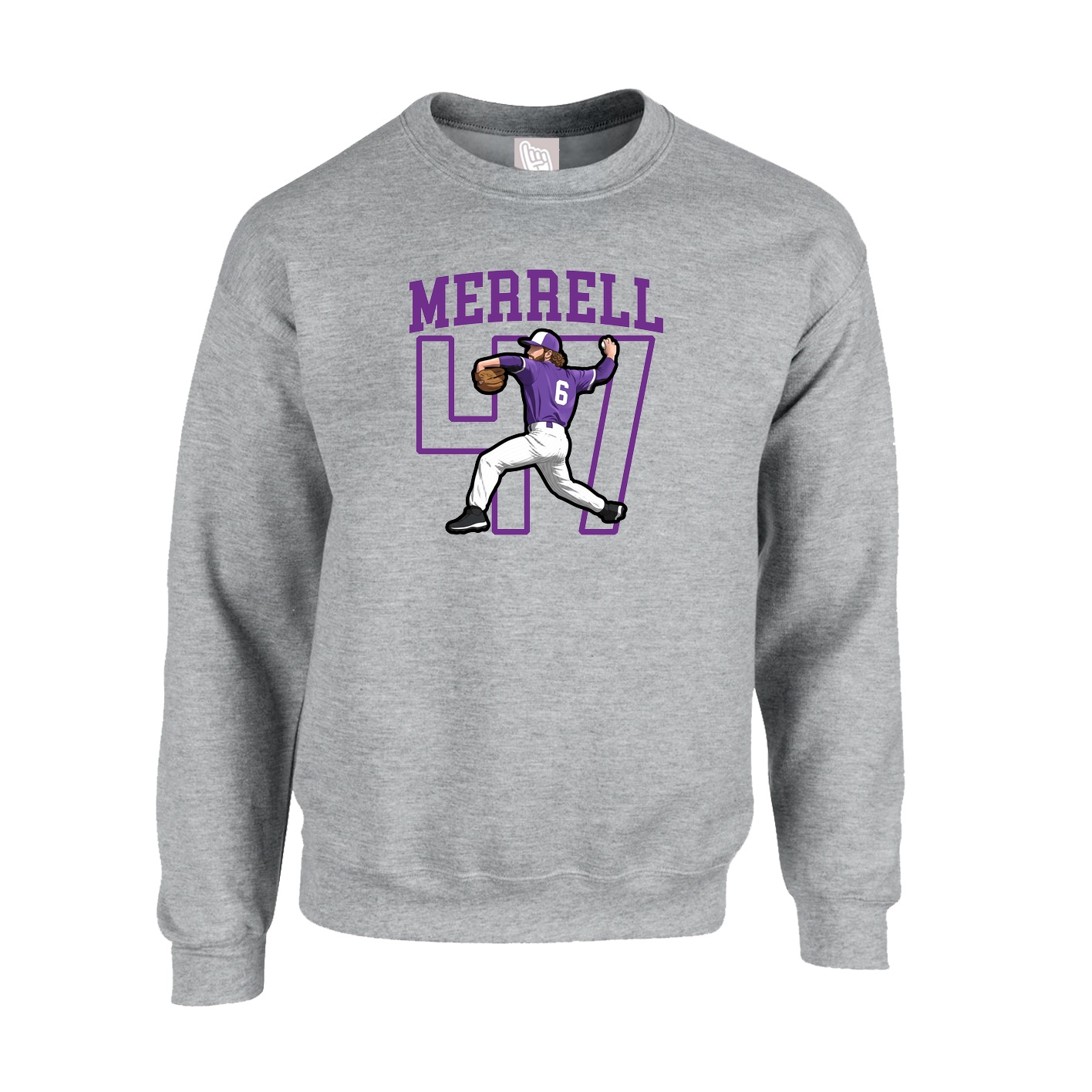 Fleece Crew — Shirsey in Grey