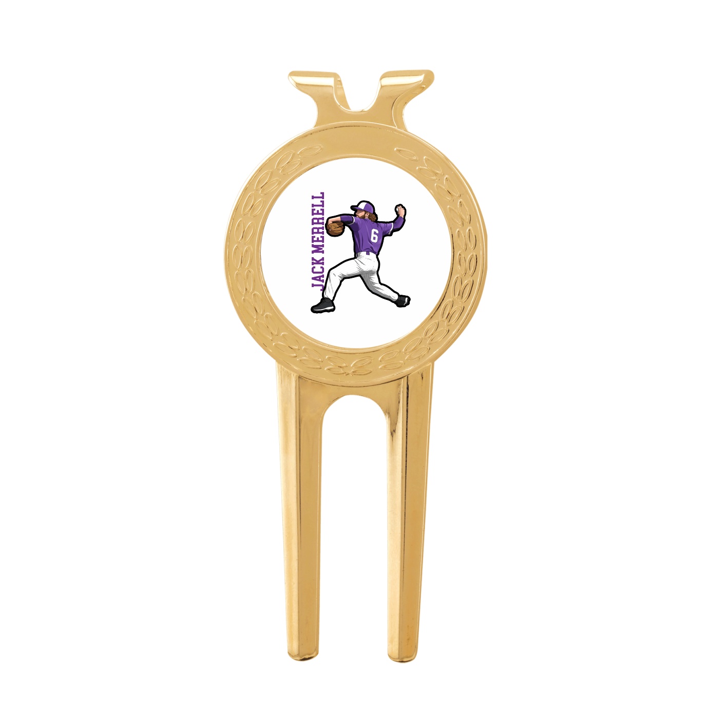 Divot Tool with Ball Marker — Name Vertical in Classic