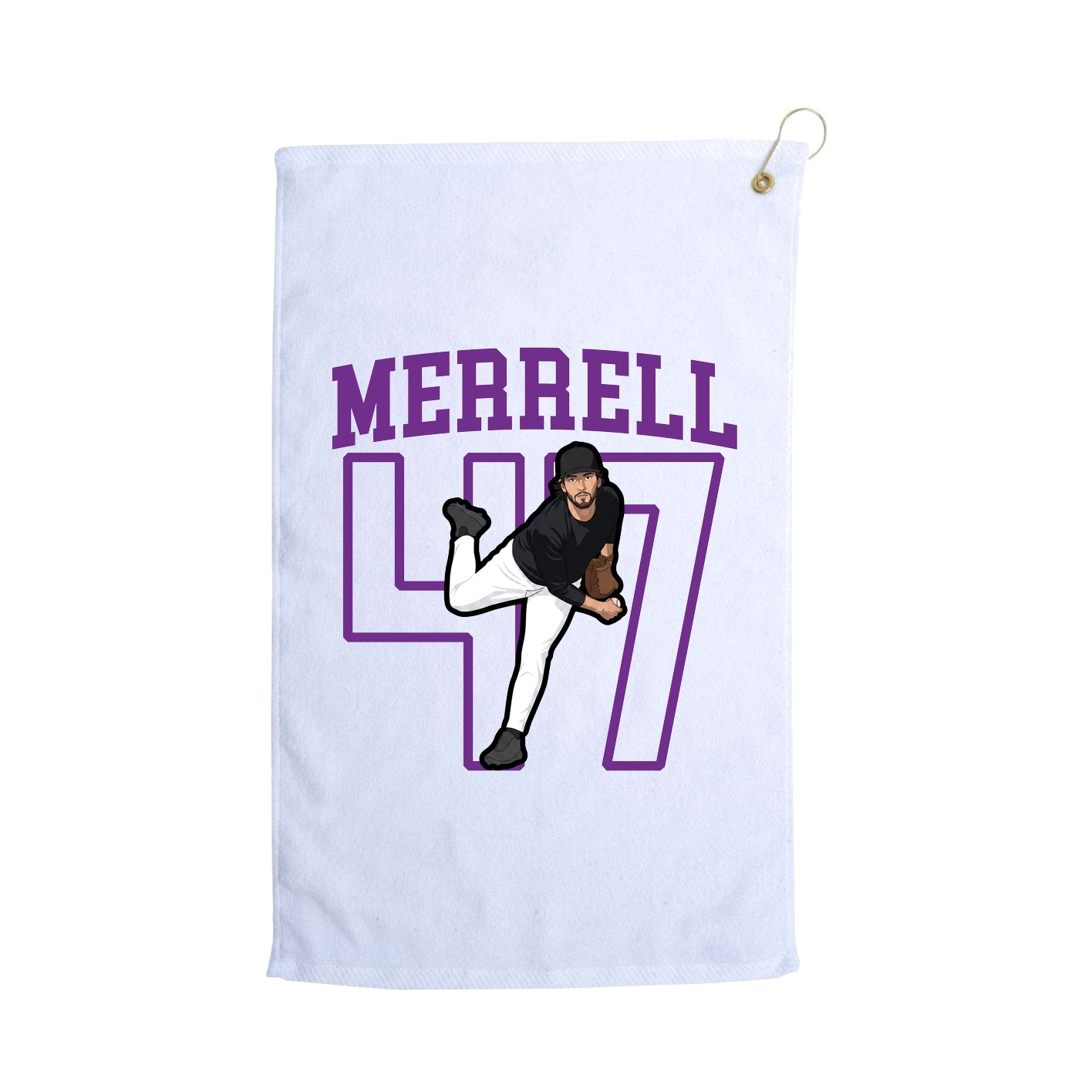 Golf Towel — Shirsey in White