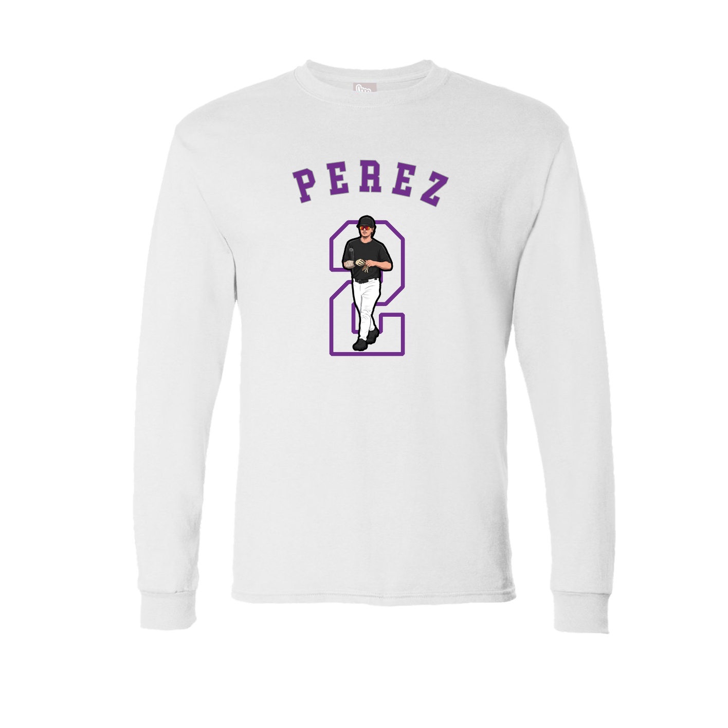 Long Sleeve Tee — Shirsey Arch in White