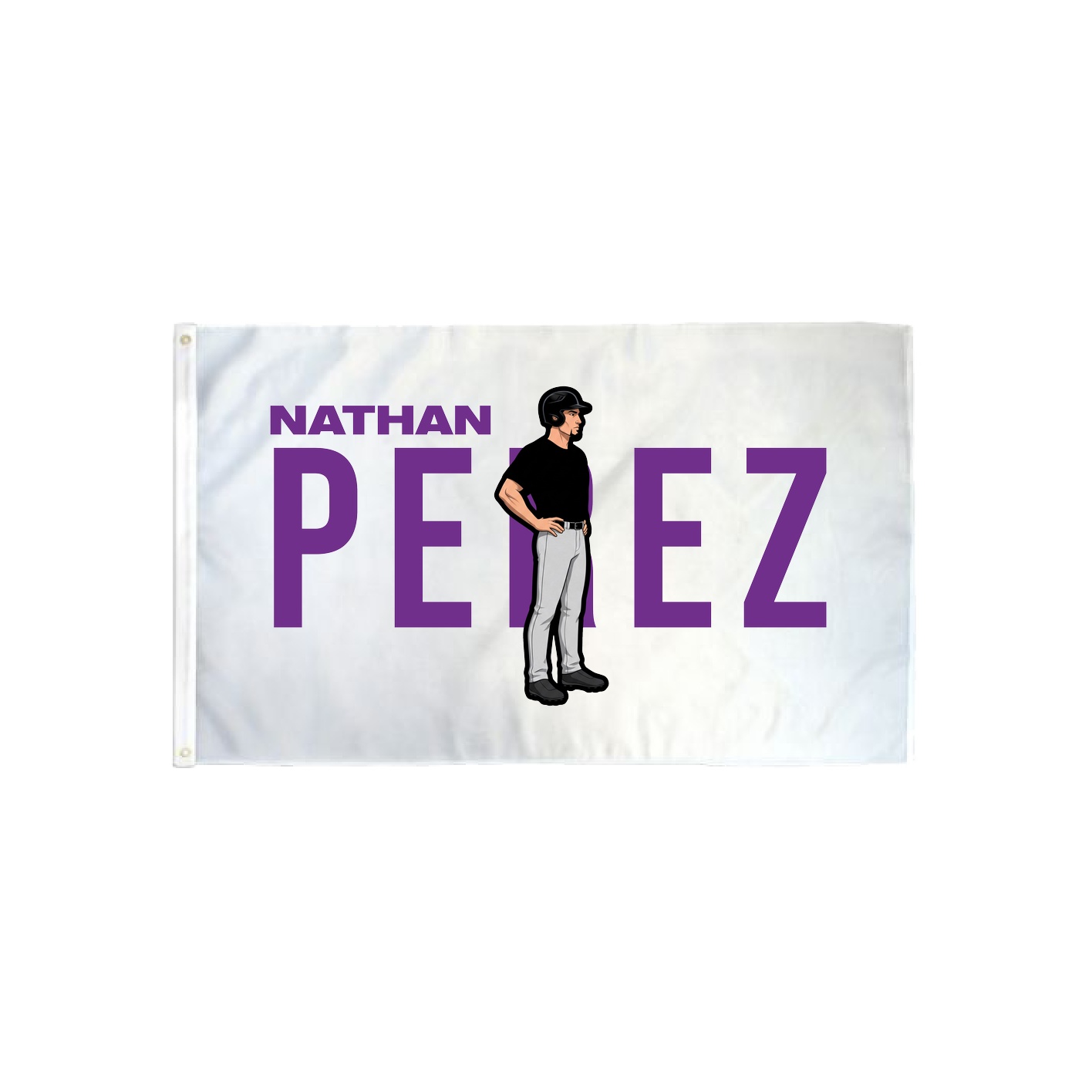 3x5 Flag — Player Name in Classic