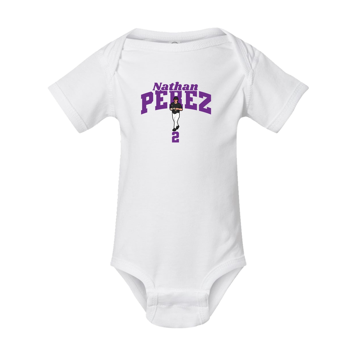Baby Onesie — Signature Arch in White