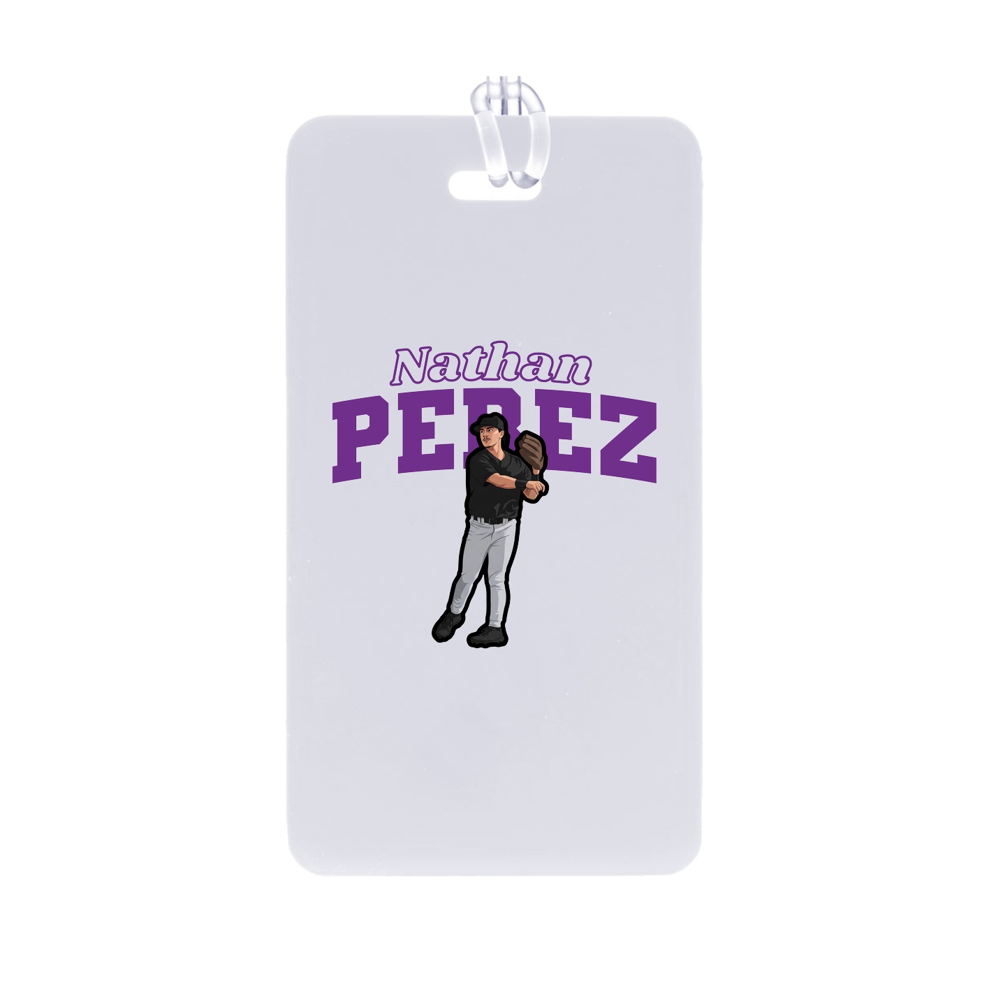 Bag Tag — Name Arch in Classic
