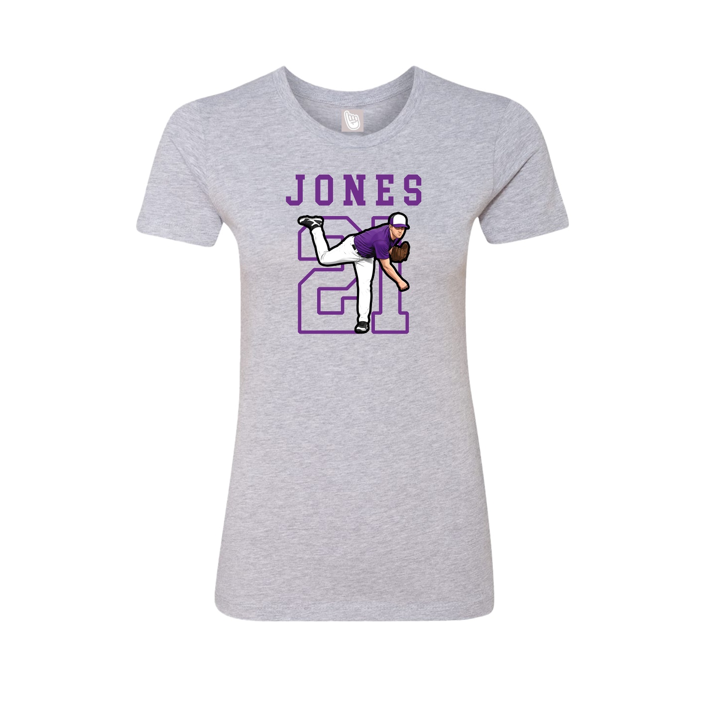 Fitted Women's Tee — Shirsey in Grey