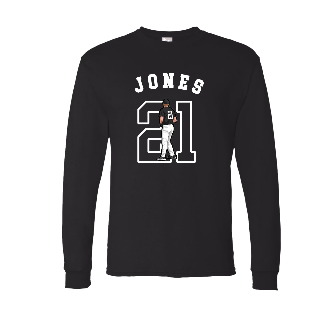 Long Sleeve Tee — Shirsey Arch in Black