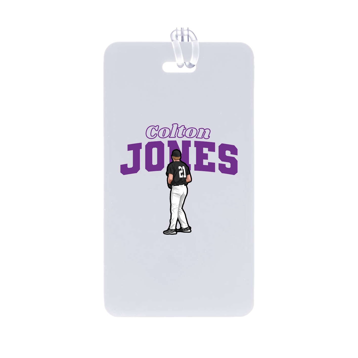 Bag Tag — Name Arch in Classic