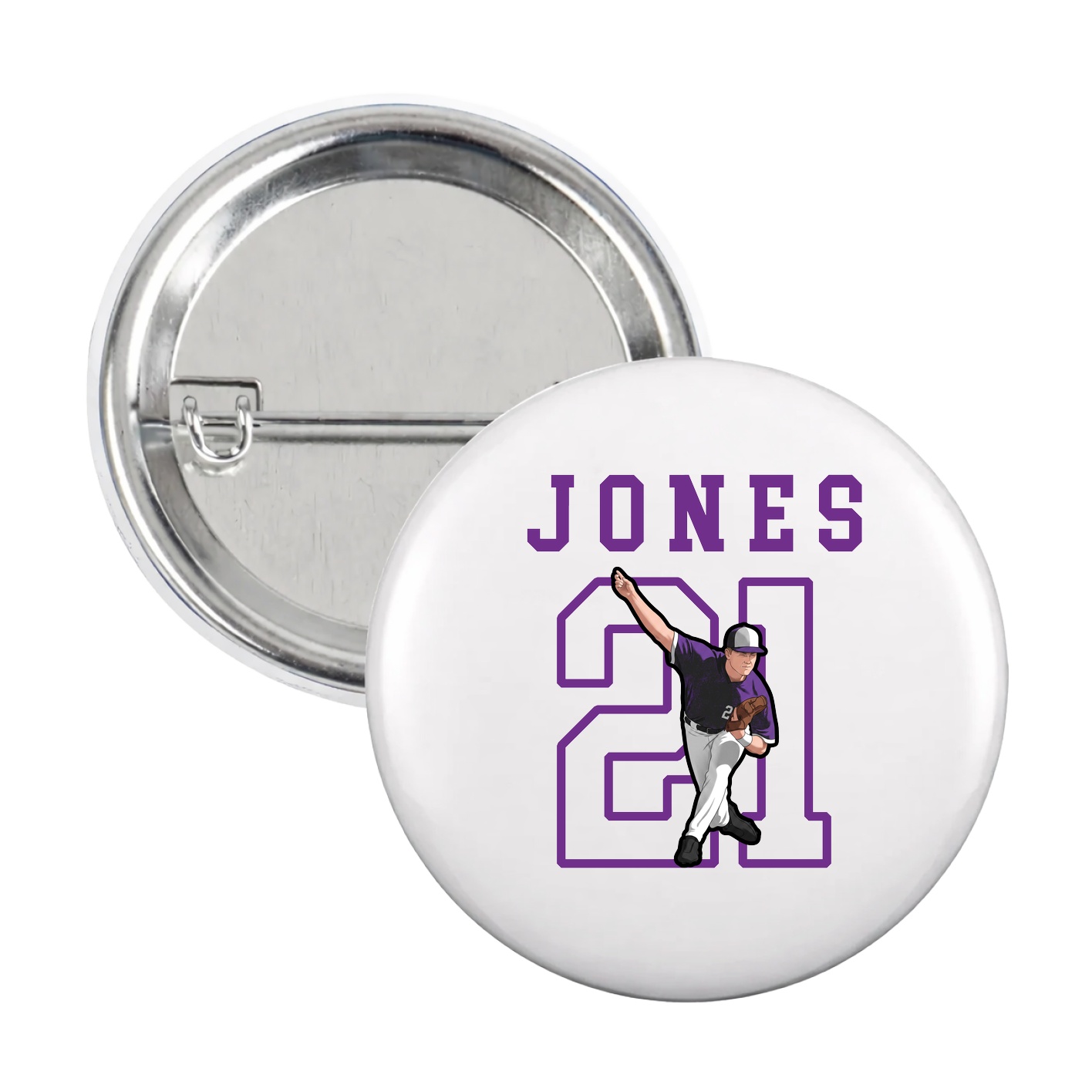 Game Day Button — Shirsey in White