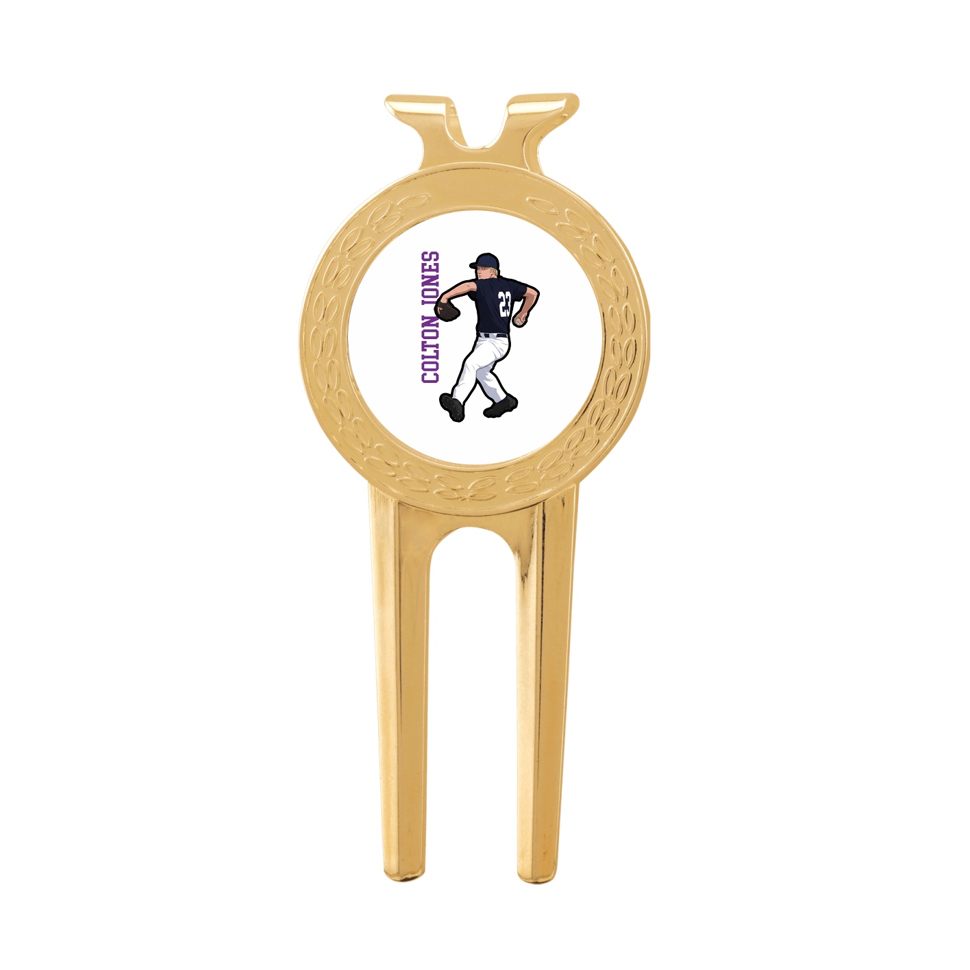 Divot Tool with Ball Marker — Name Vertical in Classic