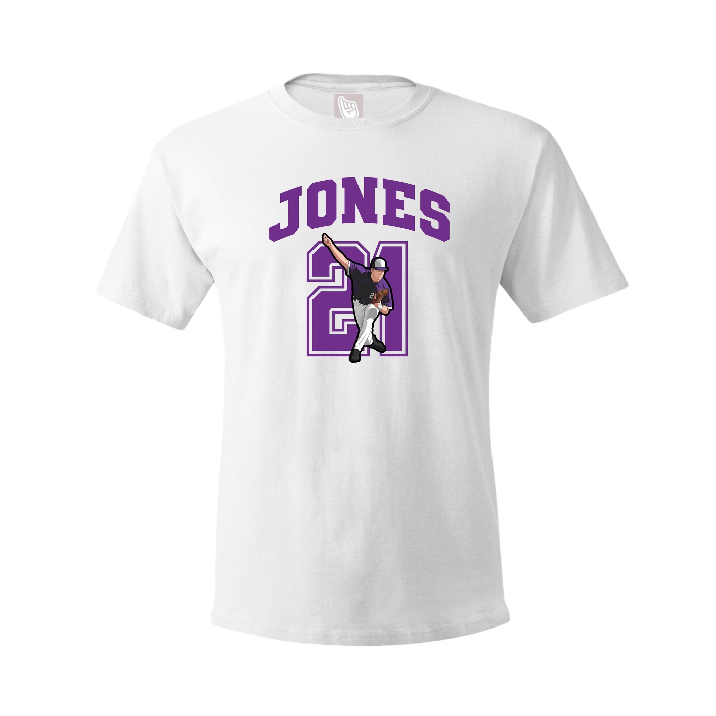 Tee — Number in White