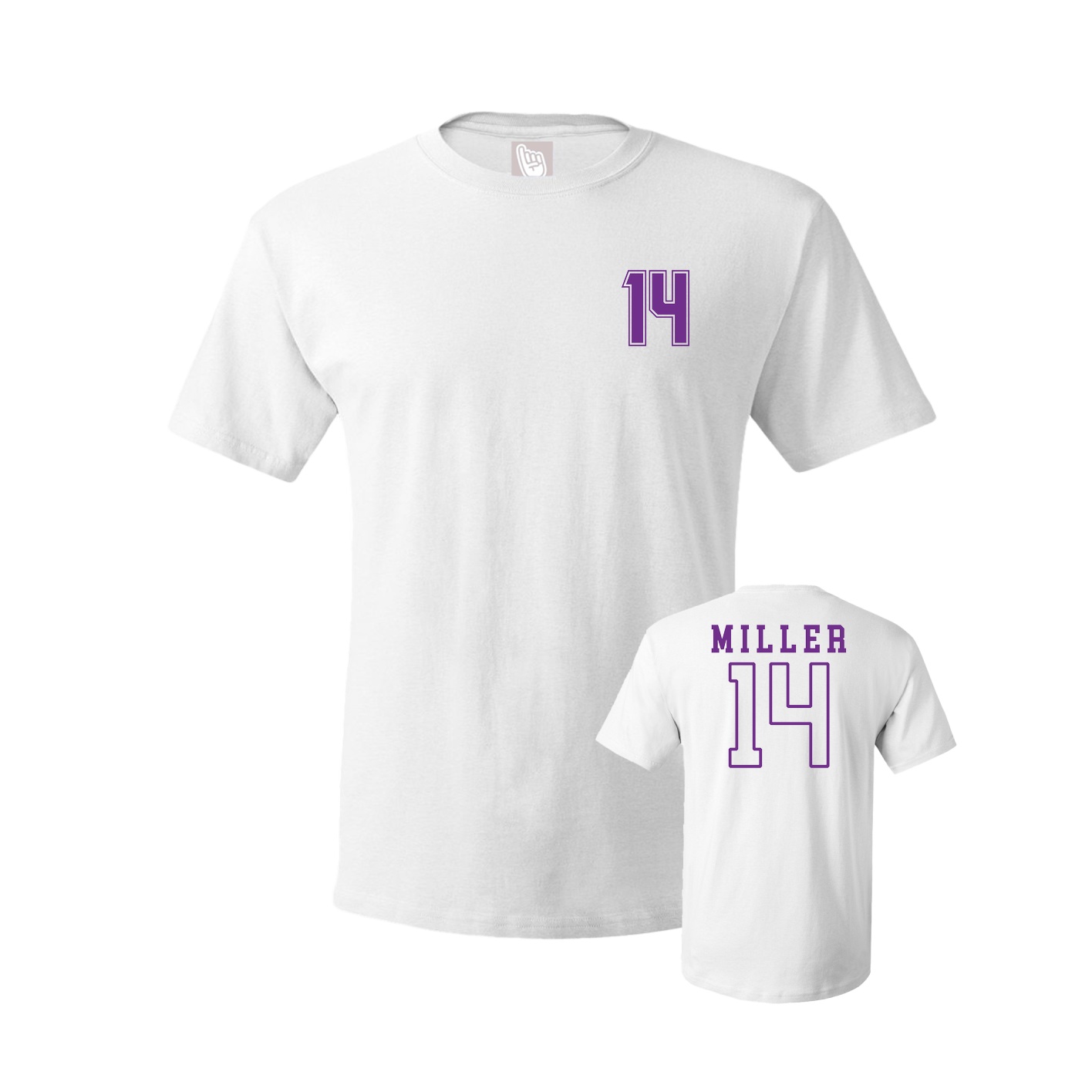 Youth Tee — Chest Back in White