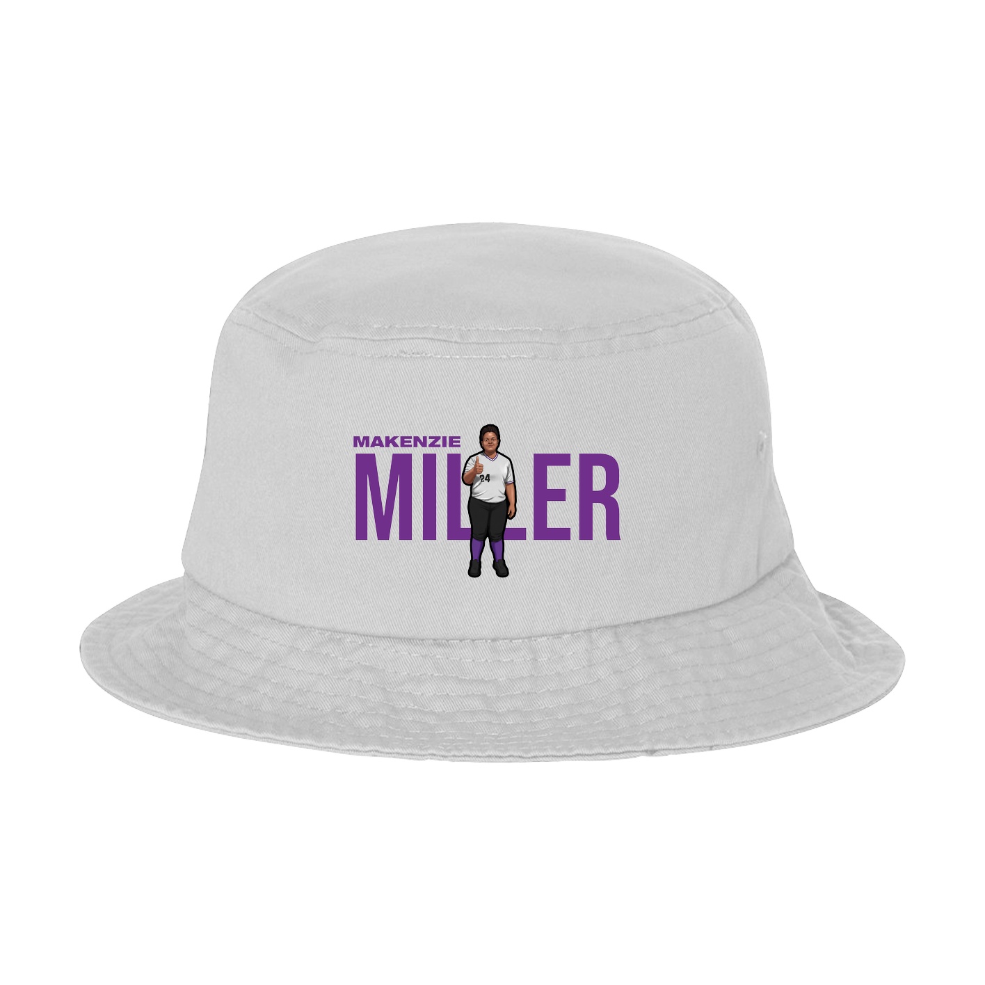 Bucket Cap — Player Name in White