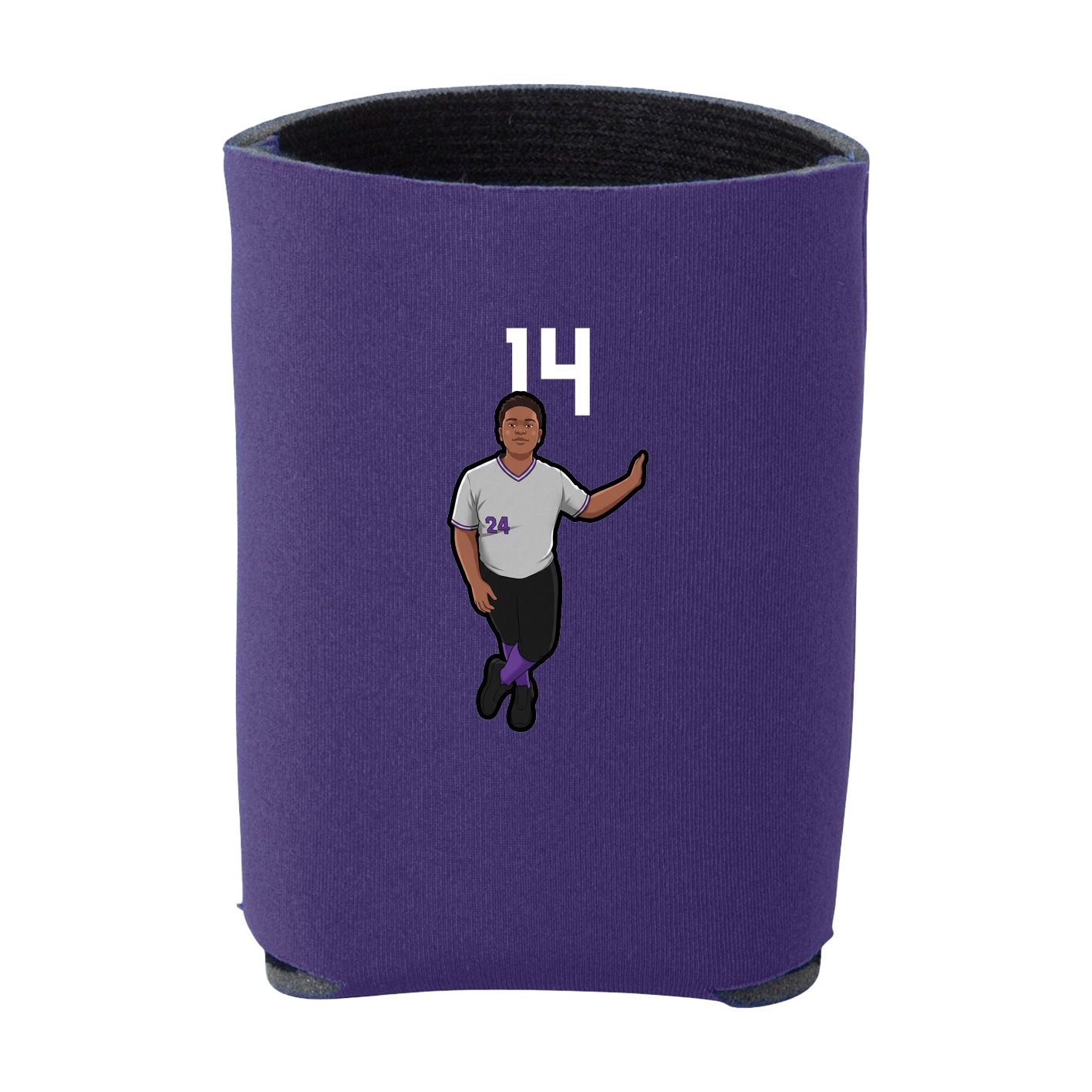 Can Holder — Number Top in Purple