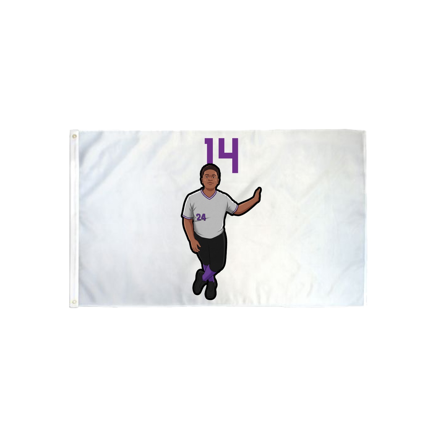 3x5 Flag — Number Top in Classic