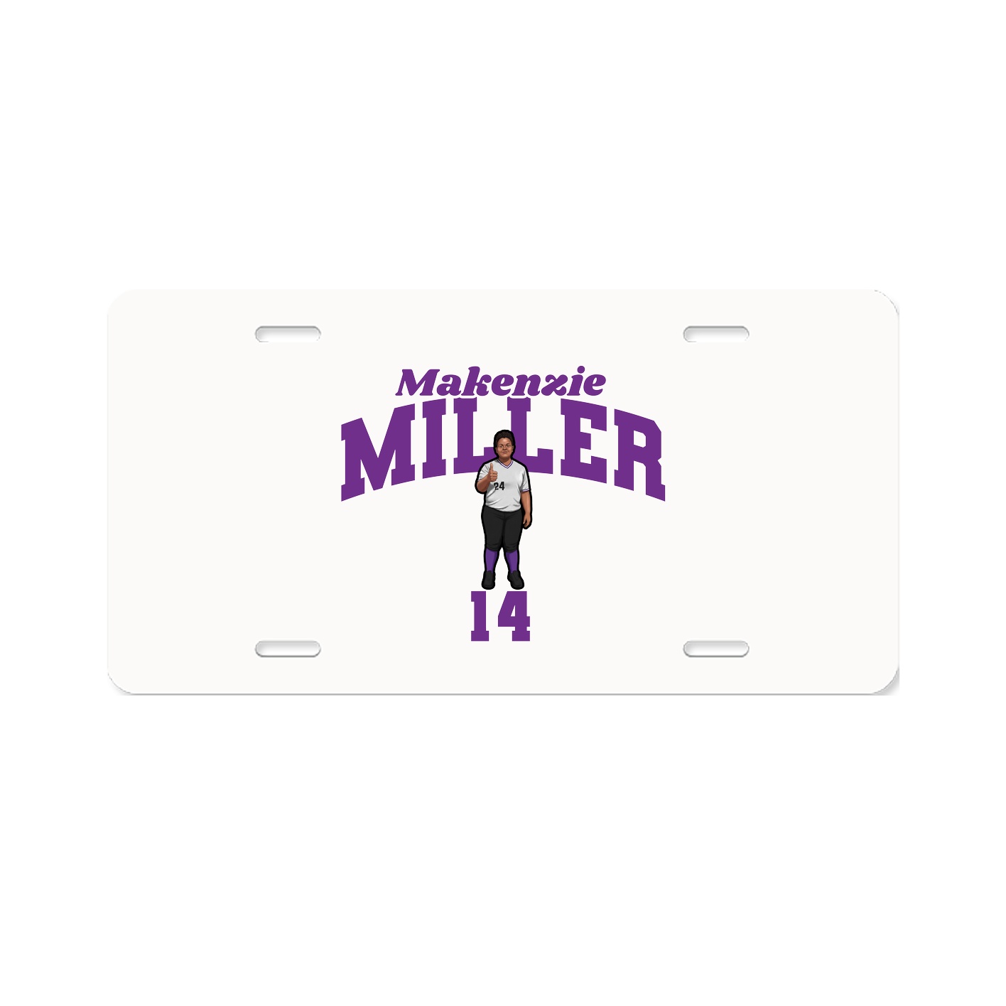 License Plate — Signature Arch in Classic