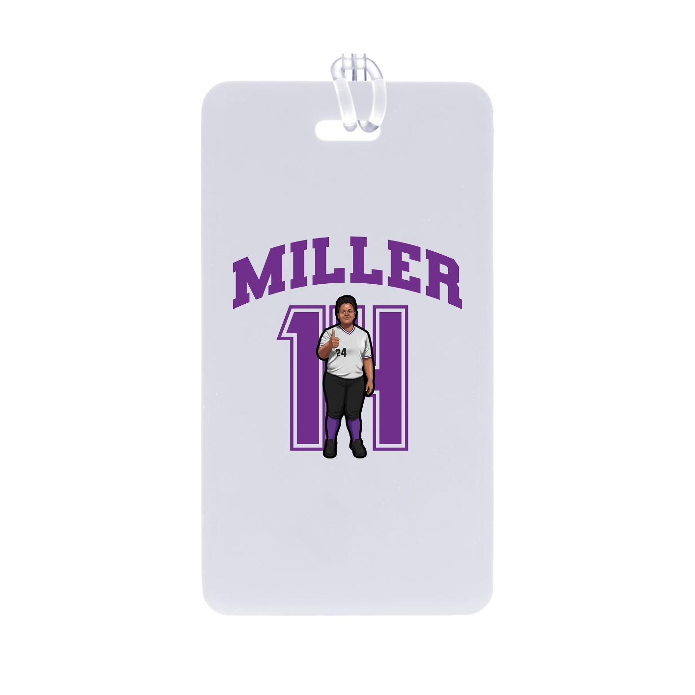 Bag Tag — Number in Classic