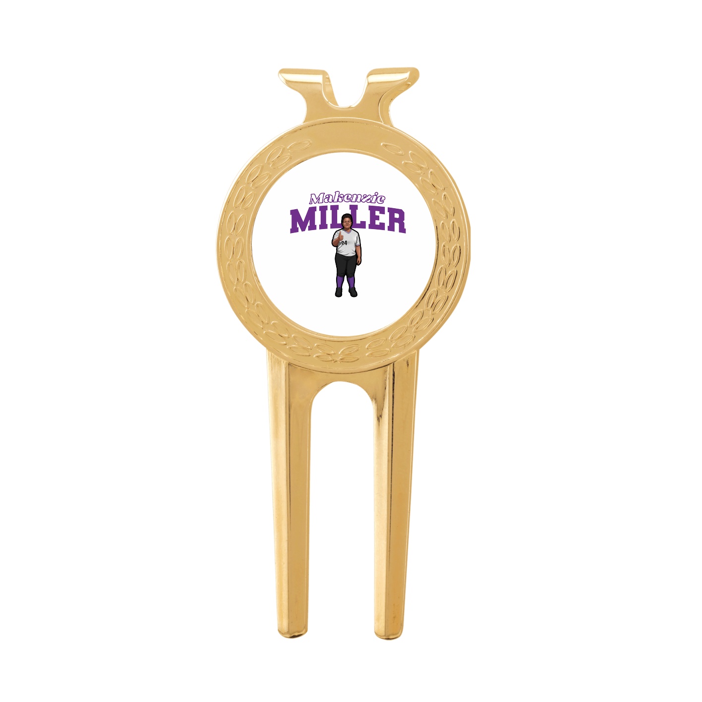 Divot Tool with Ball Marker — Name Arch in Classic
