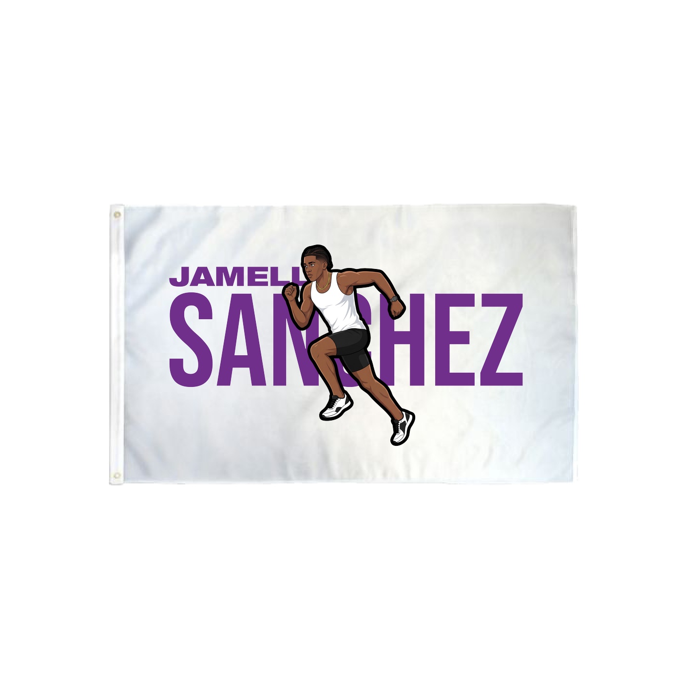 3x5 Flag — Player Name in Classic
