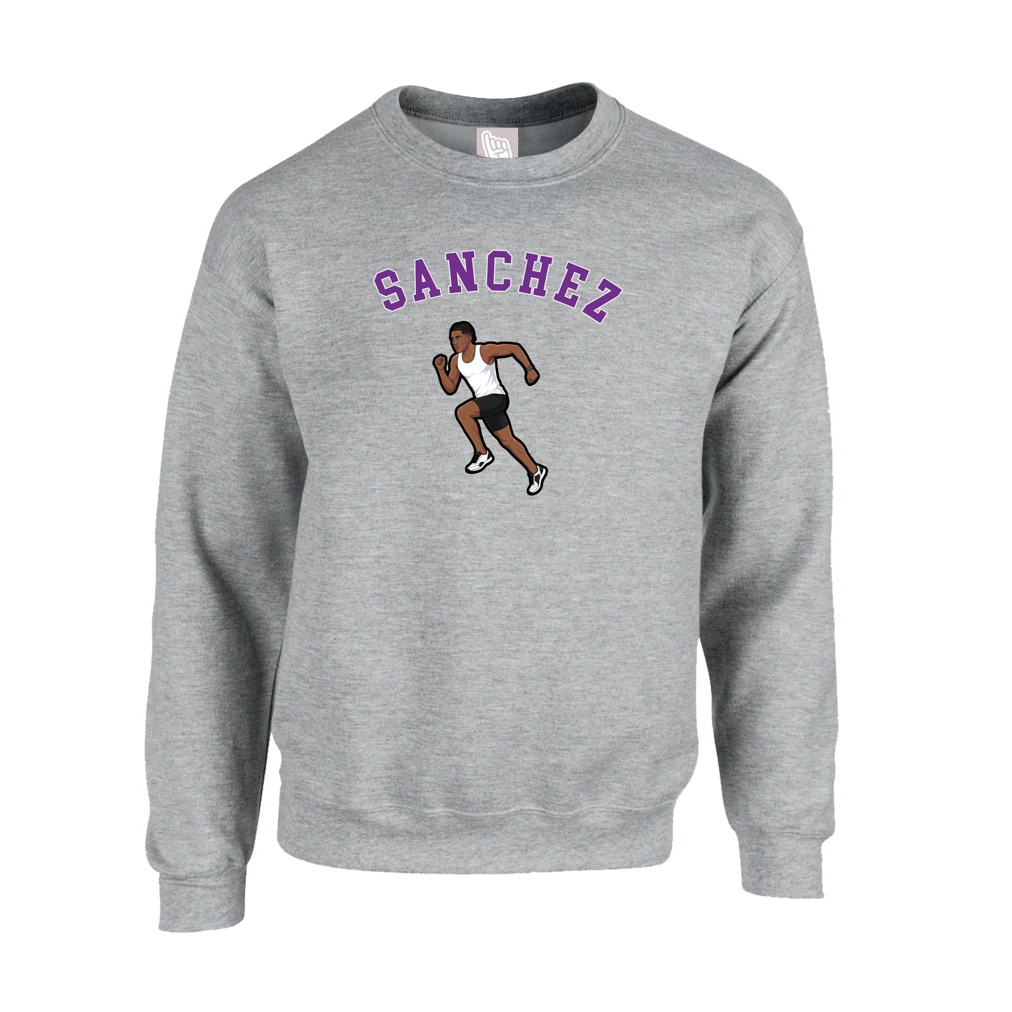Fleece Crew — Shirsey Arch in Grey