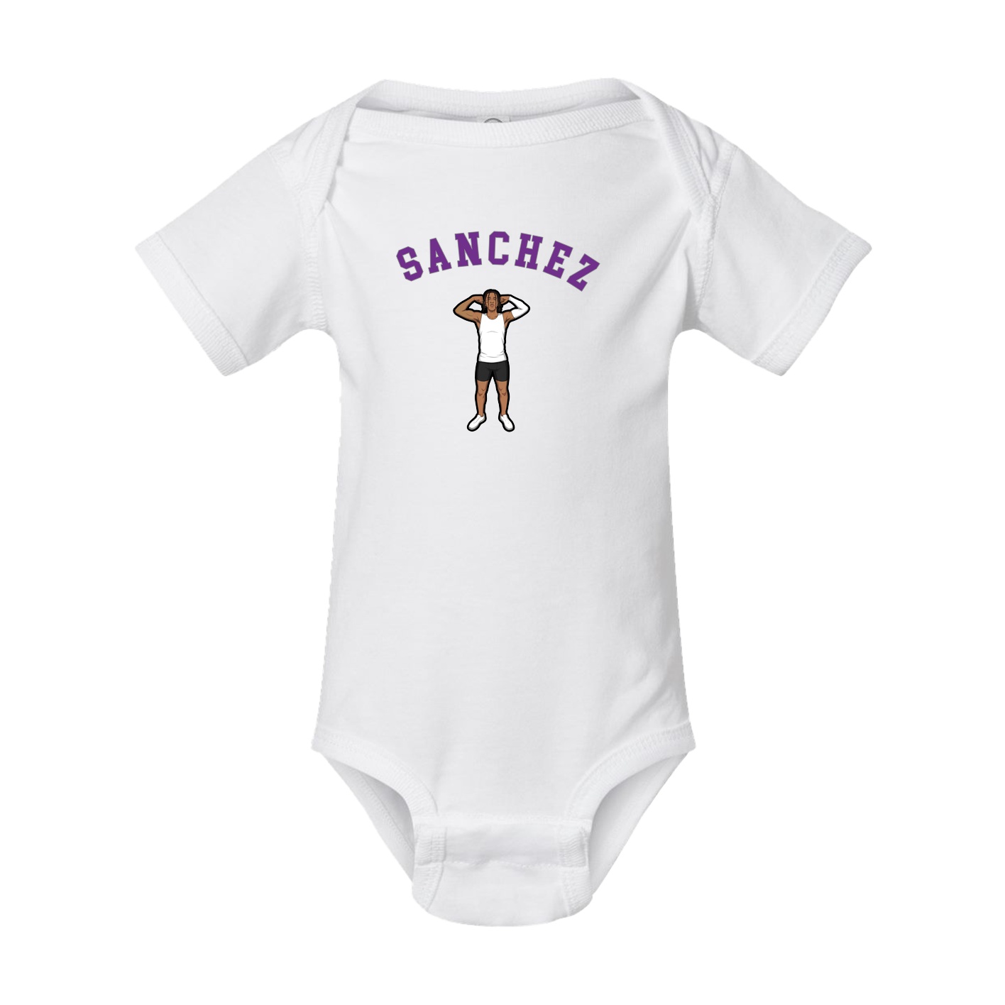 Baby Onesie — Shirsey Arch in White