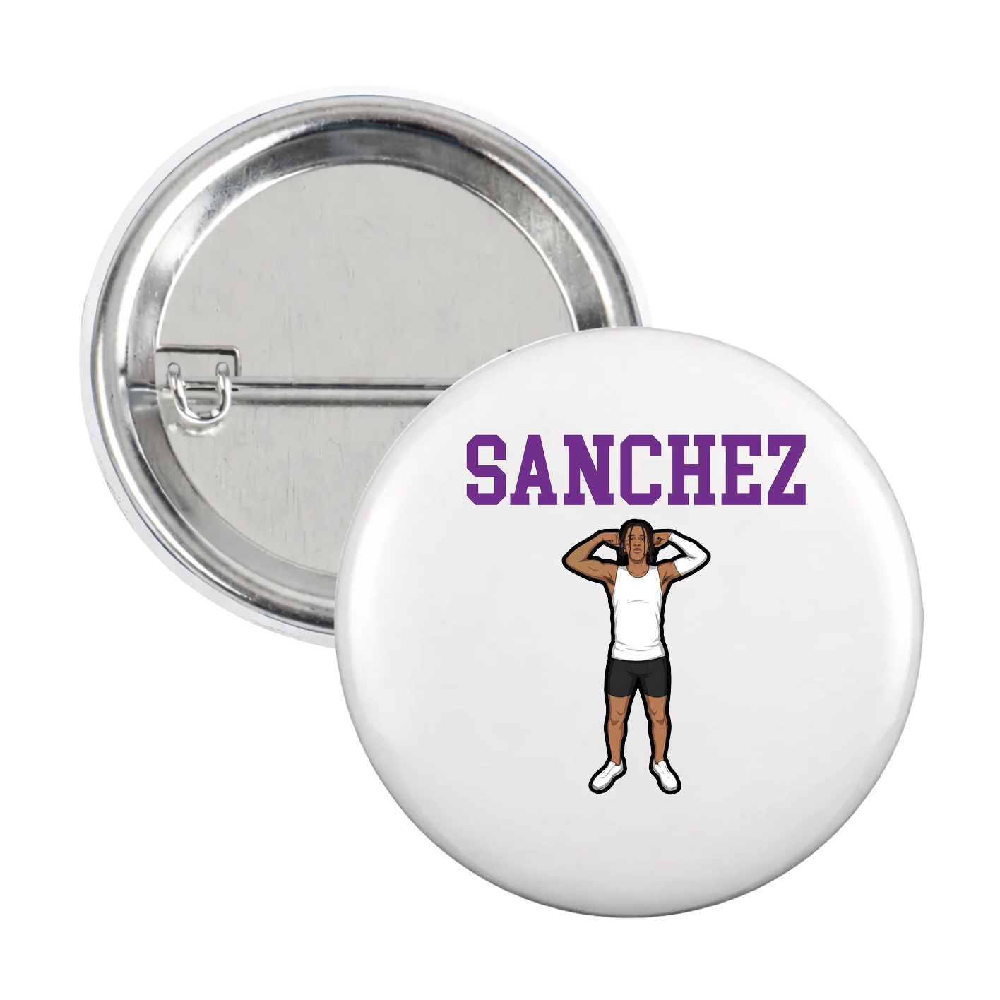 Game Day Button — Shirsey in White