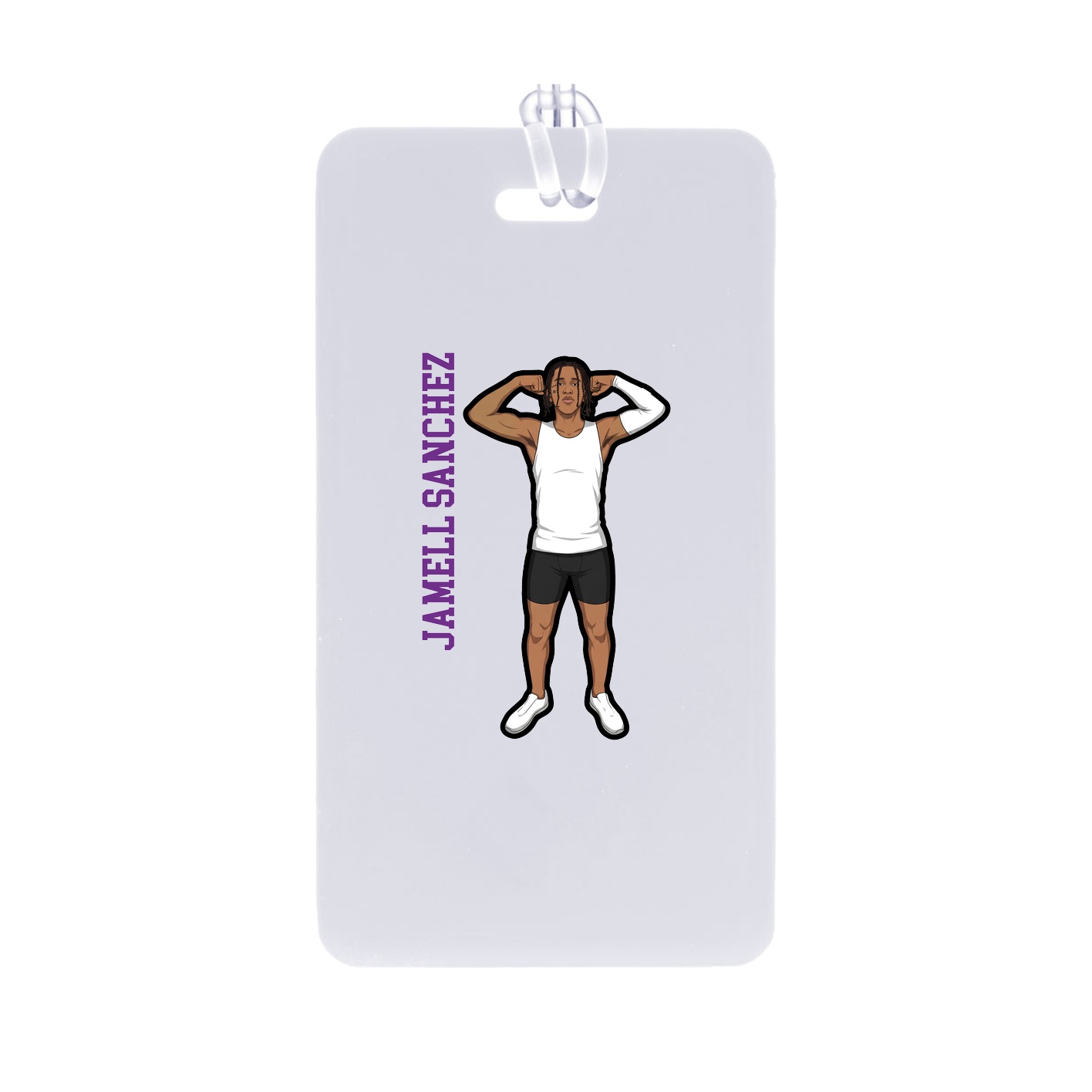Bag Tag — Name Vertical in Classic