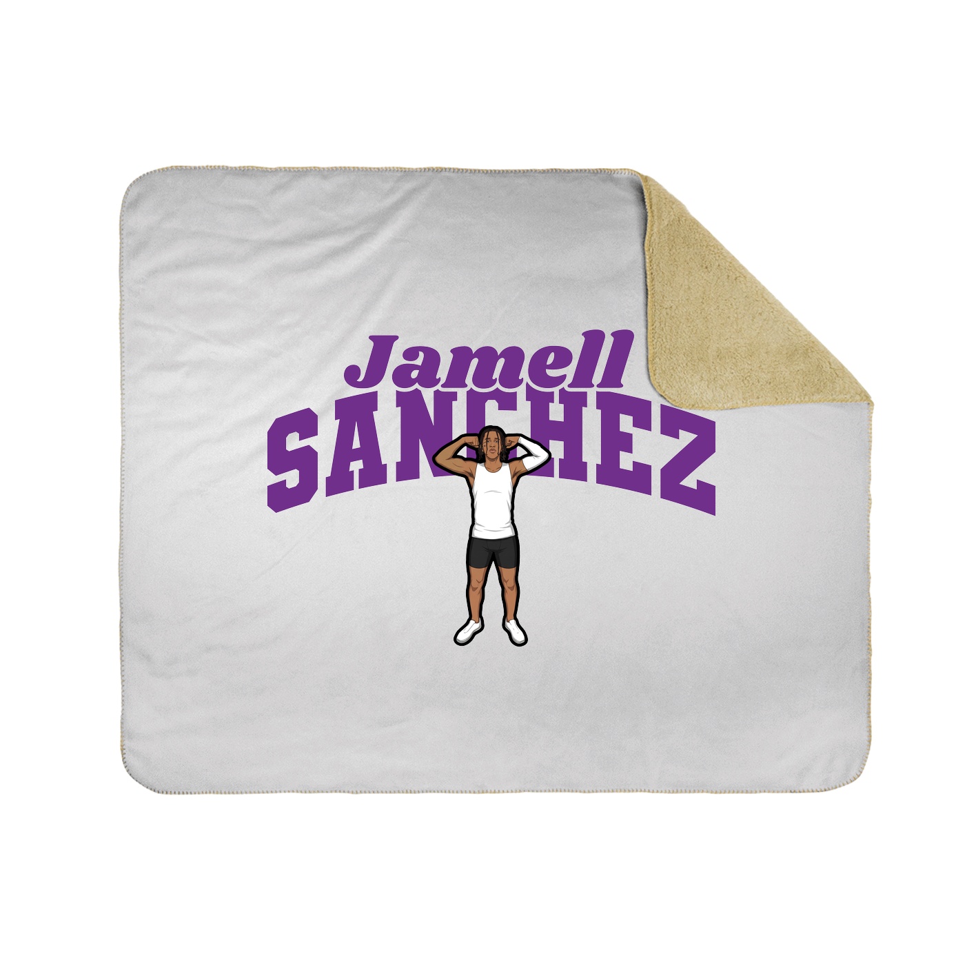 Throw Blanket — Signature Arch in White