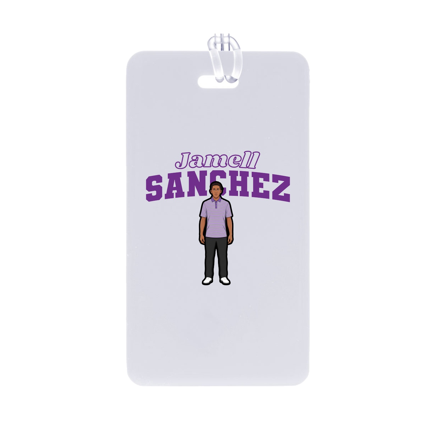 Bag Tag — Name Arch in Classic