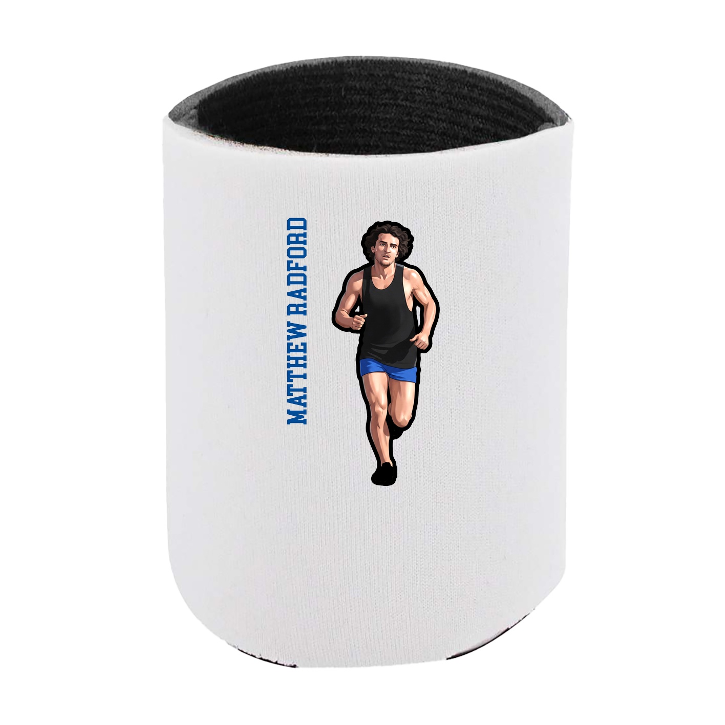 Can Holder — Name Vertical in White