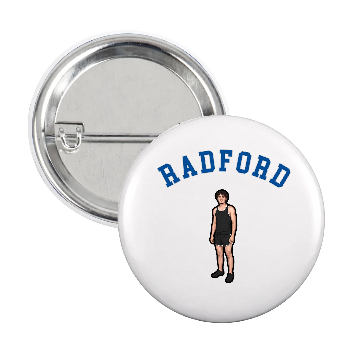 Game Day Button — Shirsey Arch in White