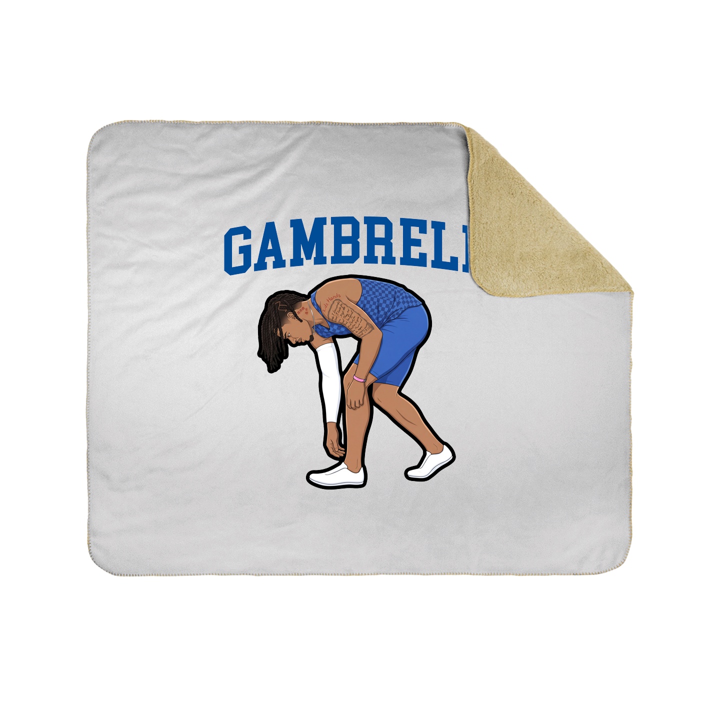 Throw Blanket — Shirsey in White