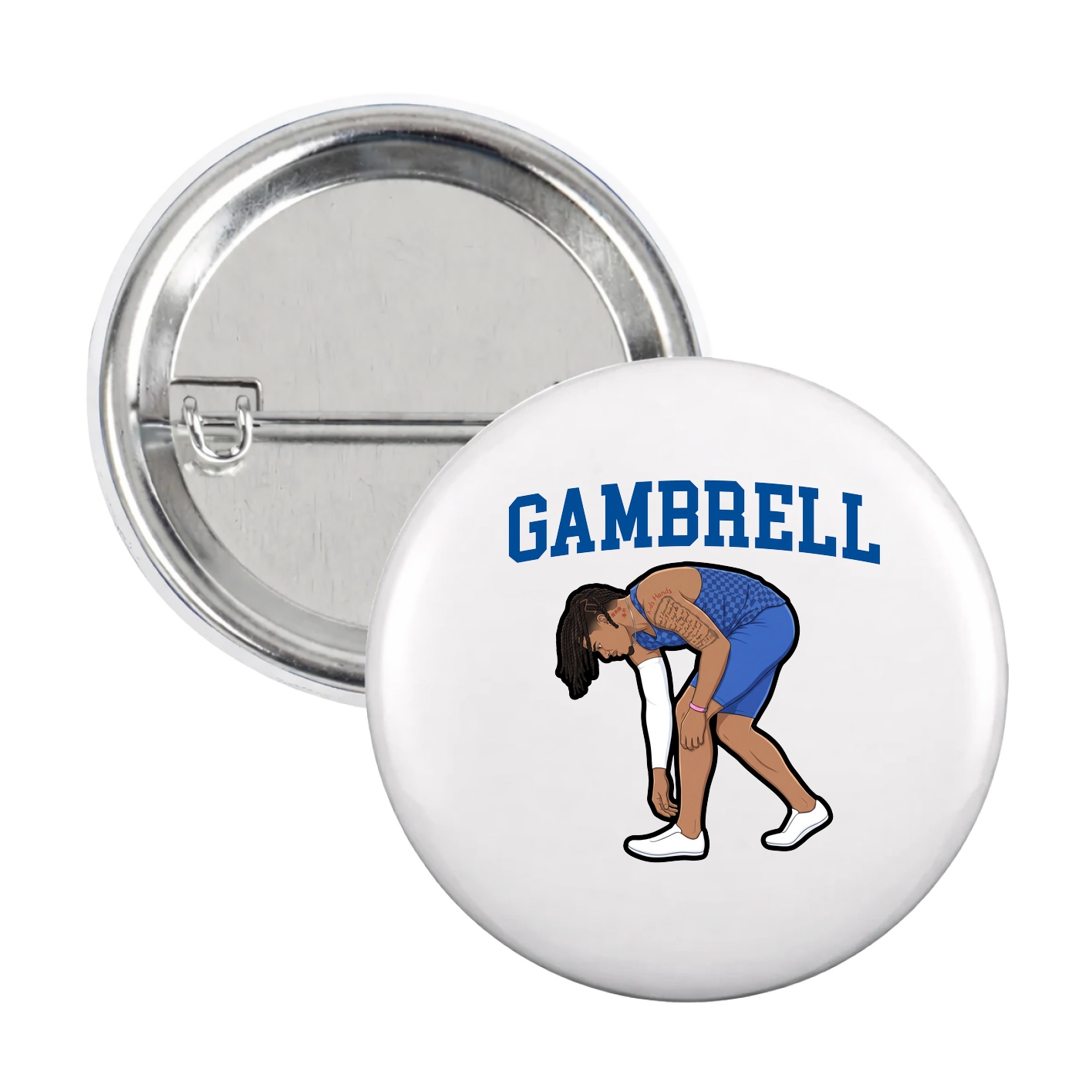Game Day Button — Shirsey in White