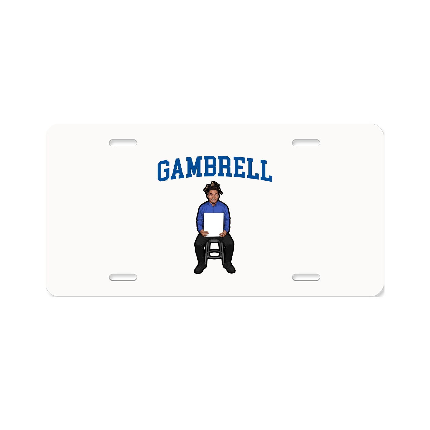 License Plate — Shirsey in Classic