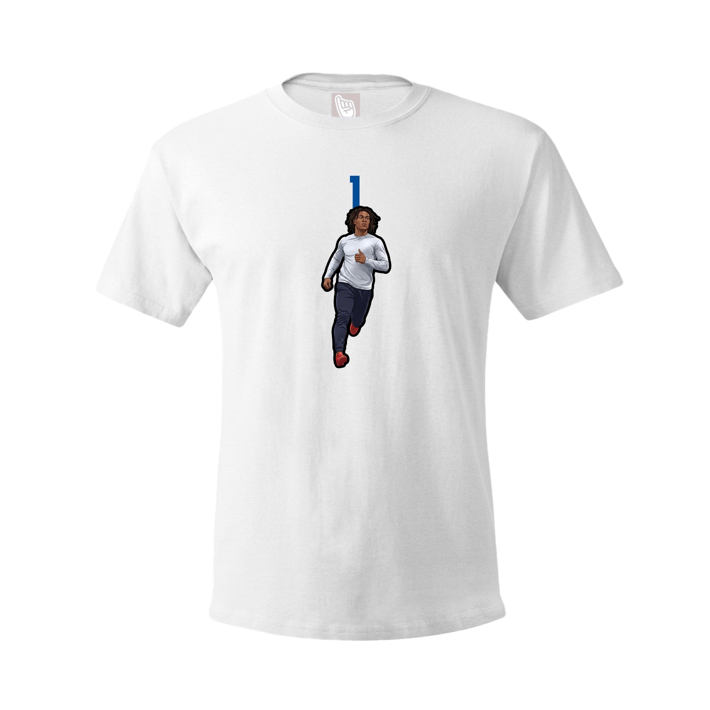 Tee — Number Top in White