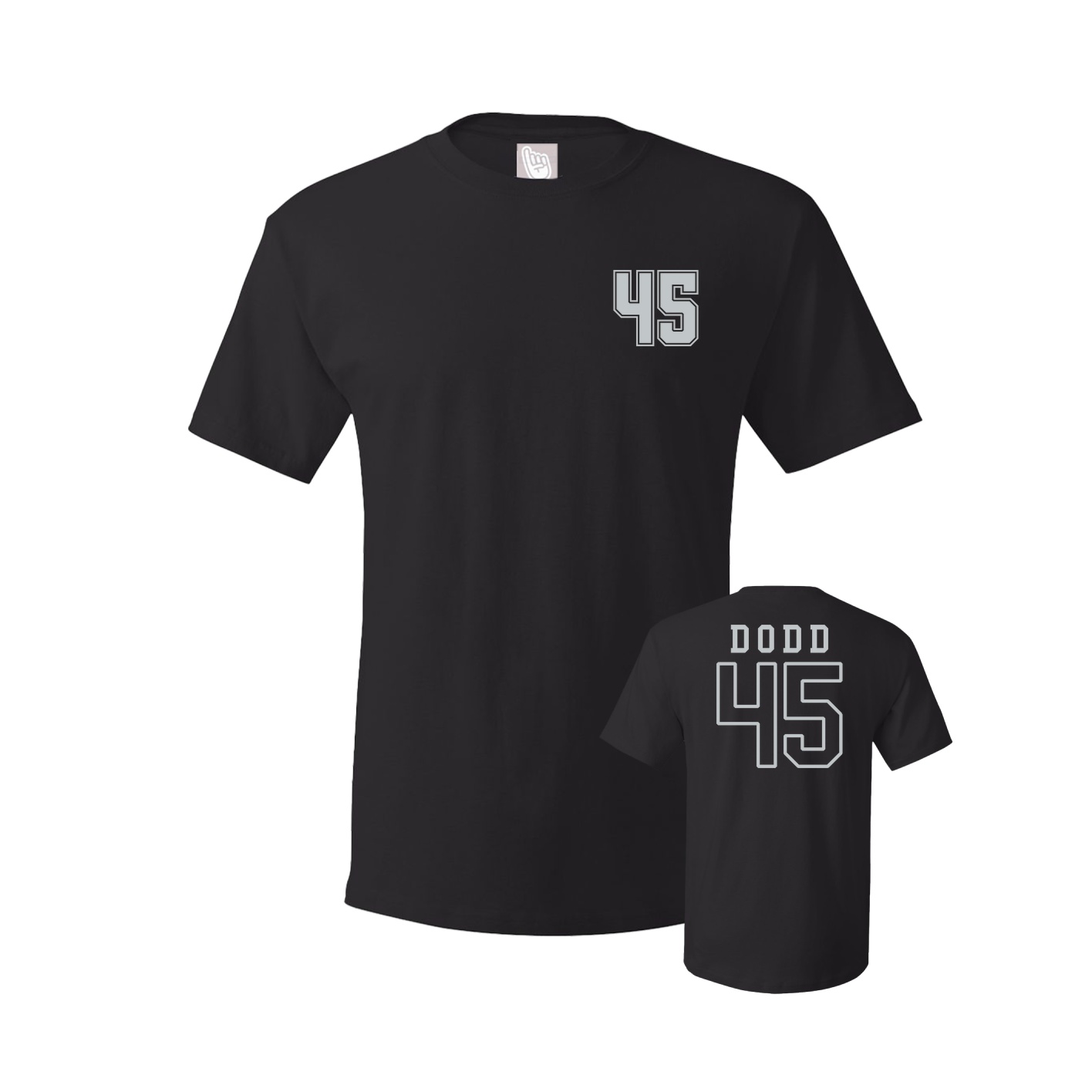 Youth Tee — Chest Back in Black