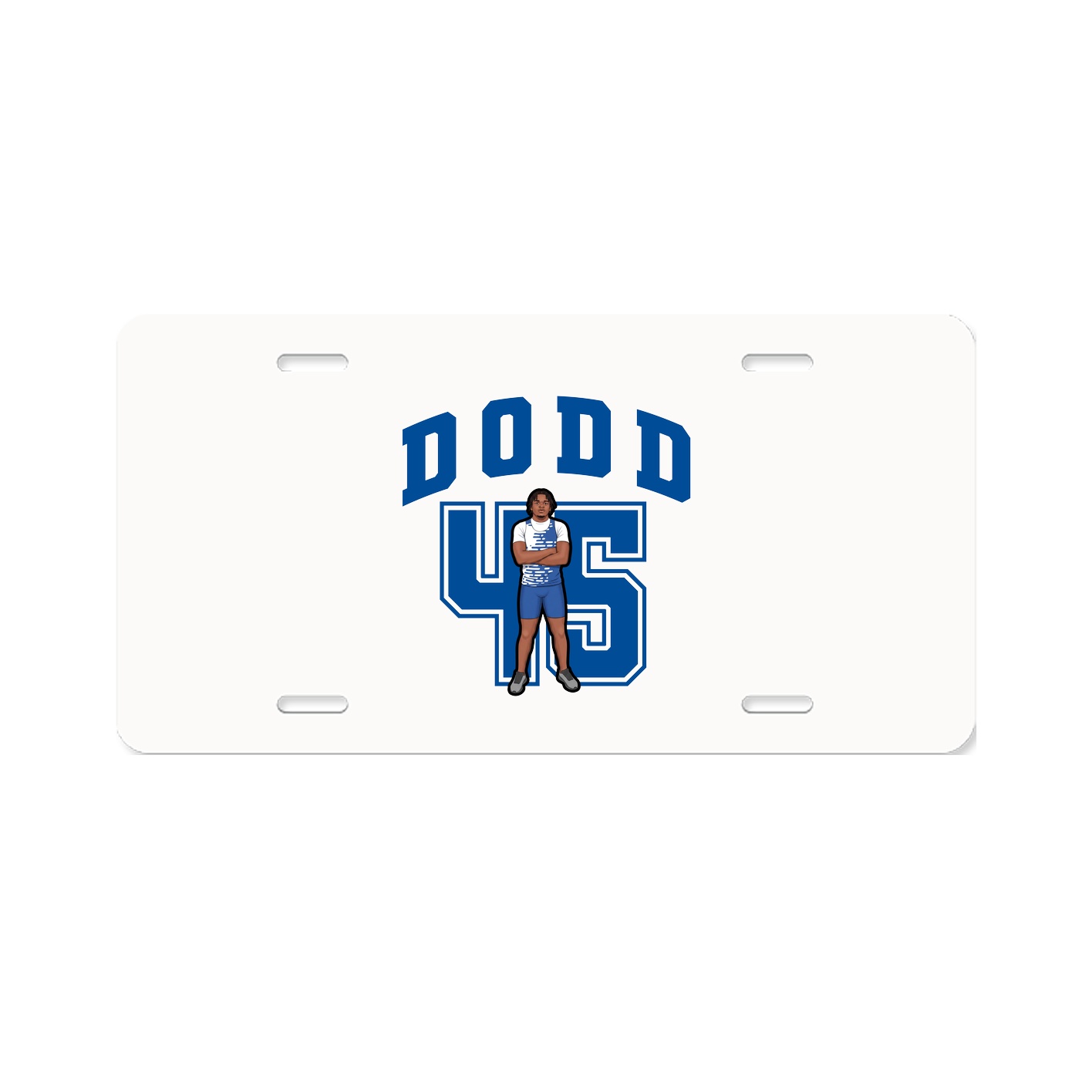 License Plate — Number in Classic