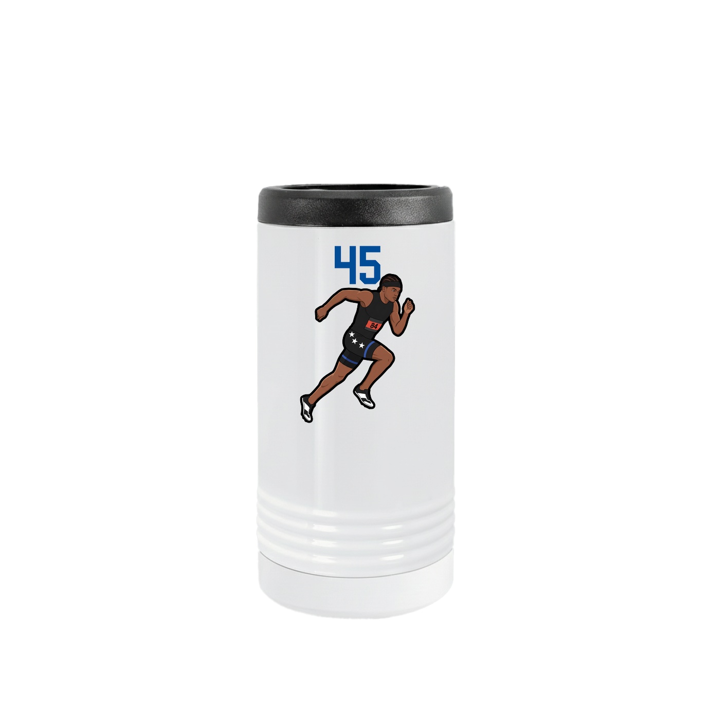 Slim Beverage Holder — Number Top in White