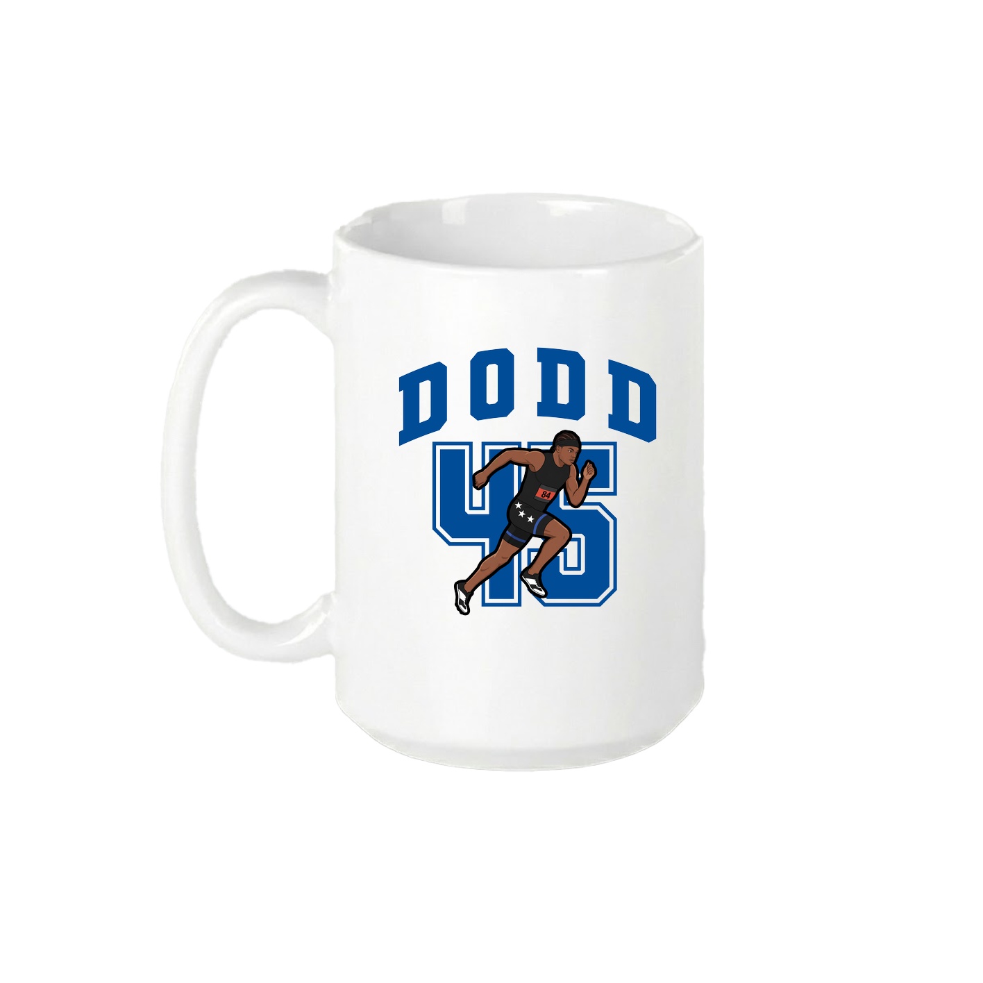 15oz Coffee Mug — Number in White