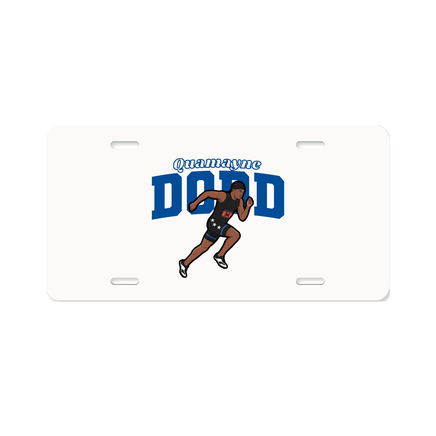 License Plate — Name Arch in Classic