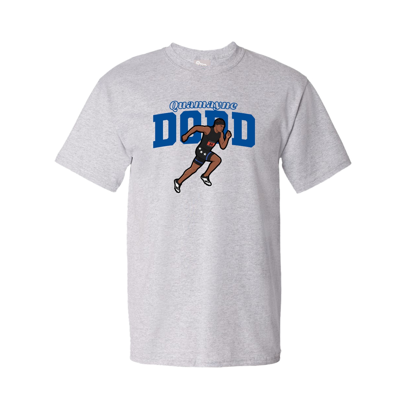 Youth Tee — Name Arch in Grey