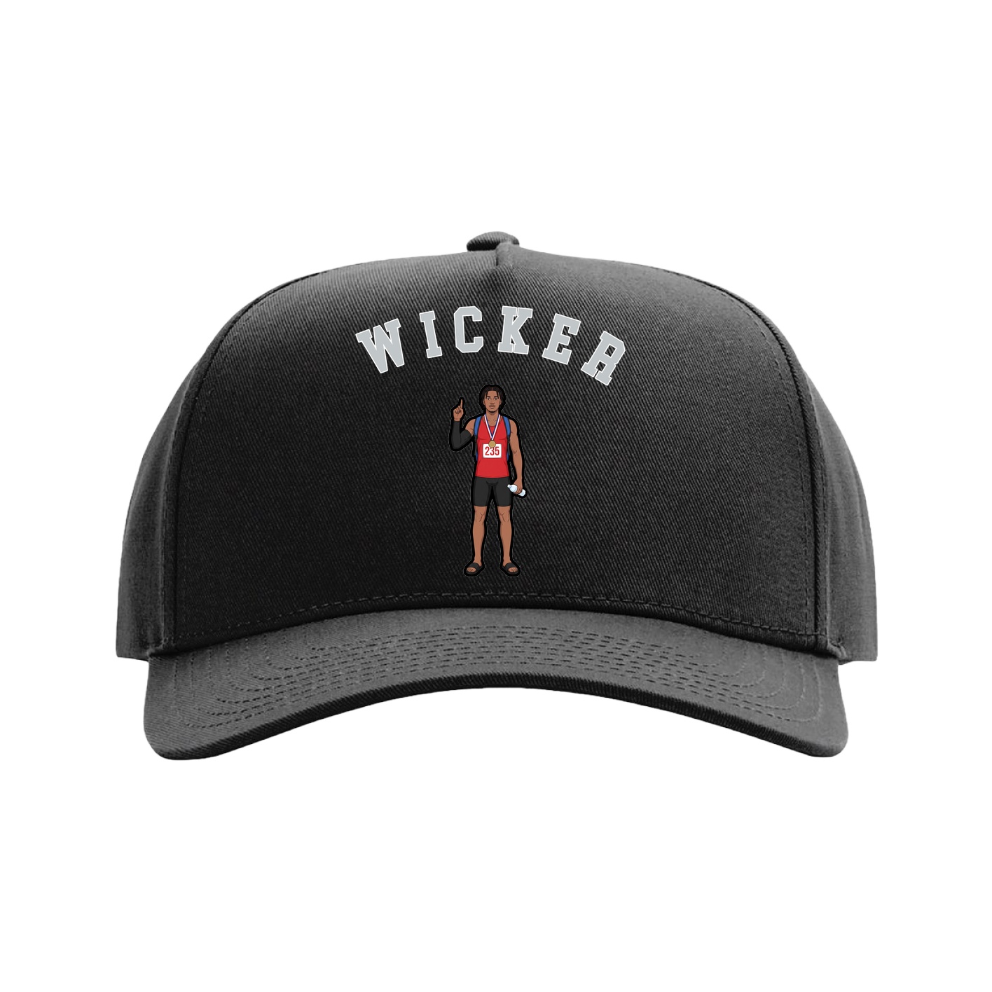 Full Fabric Five-Panel Champ Cap