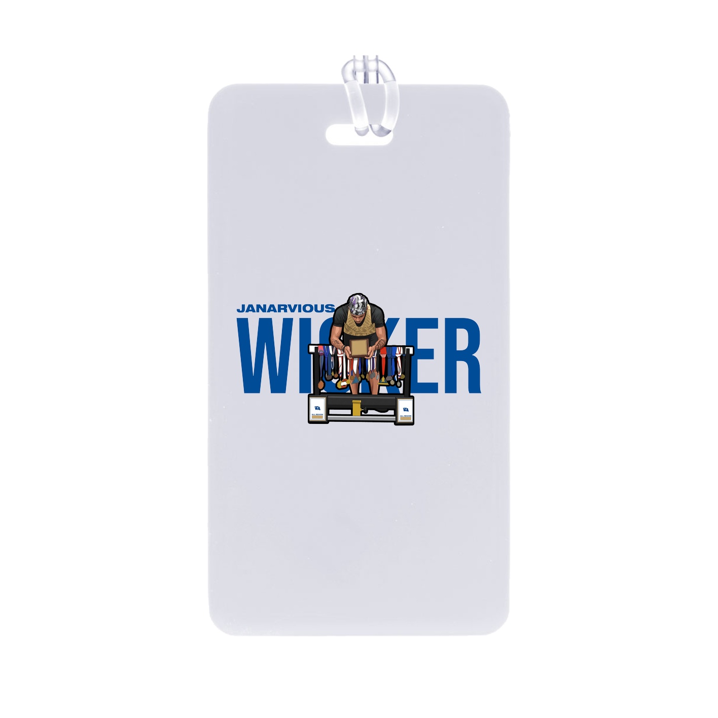 Bag Tag — Player Name in Classic
