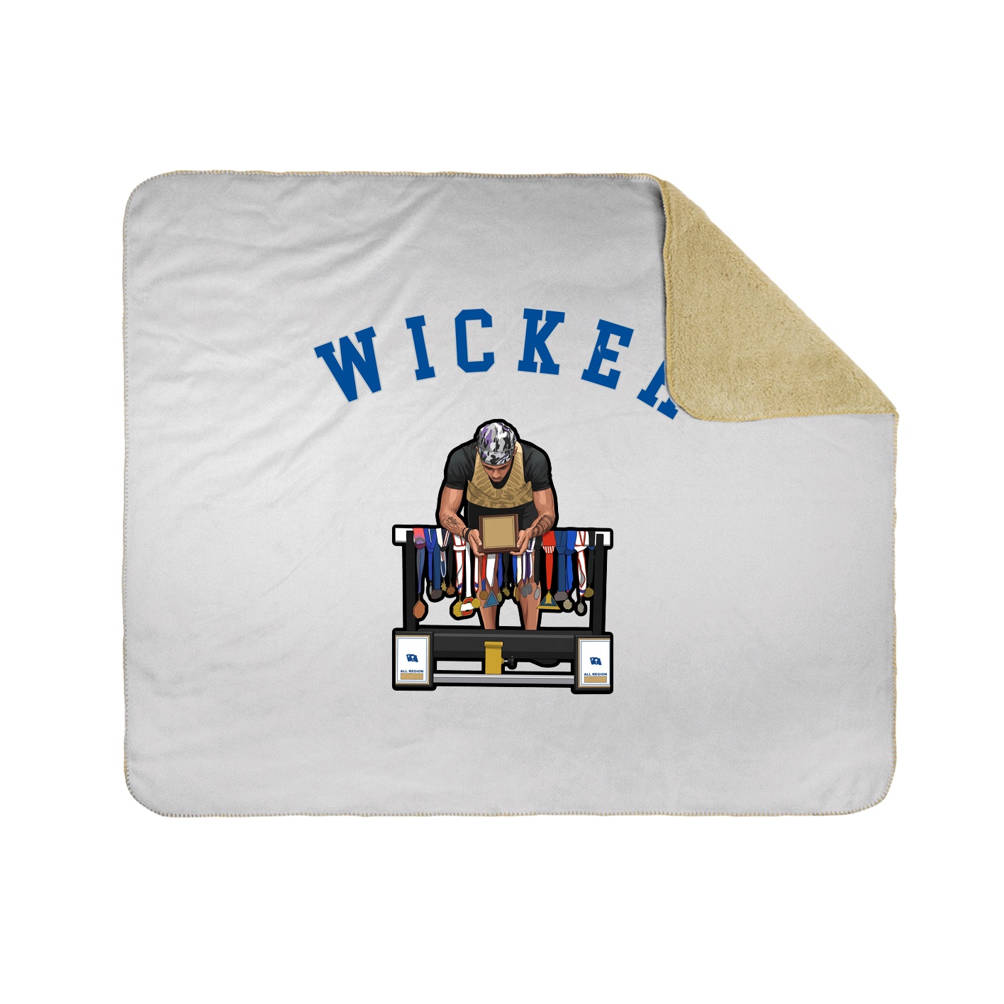 Throw Blanket — Shirsey Arch in White