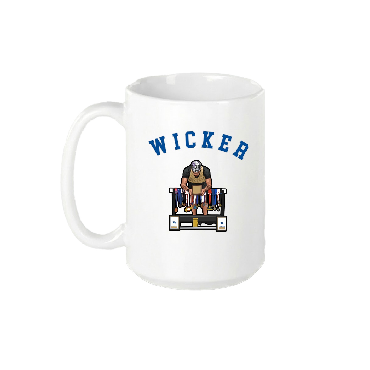 15oz Coffee Mug — Shirsey Arch in White