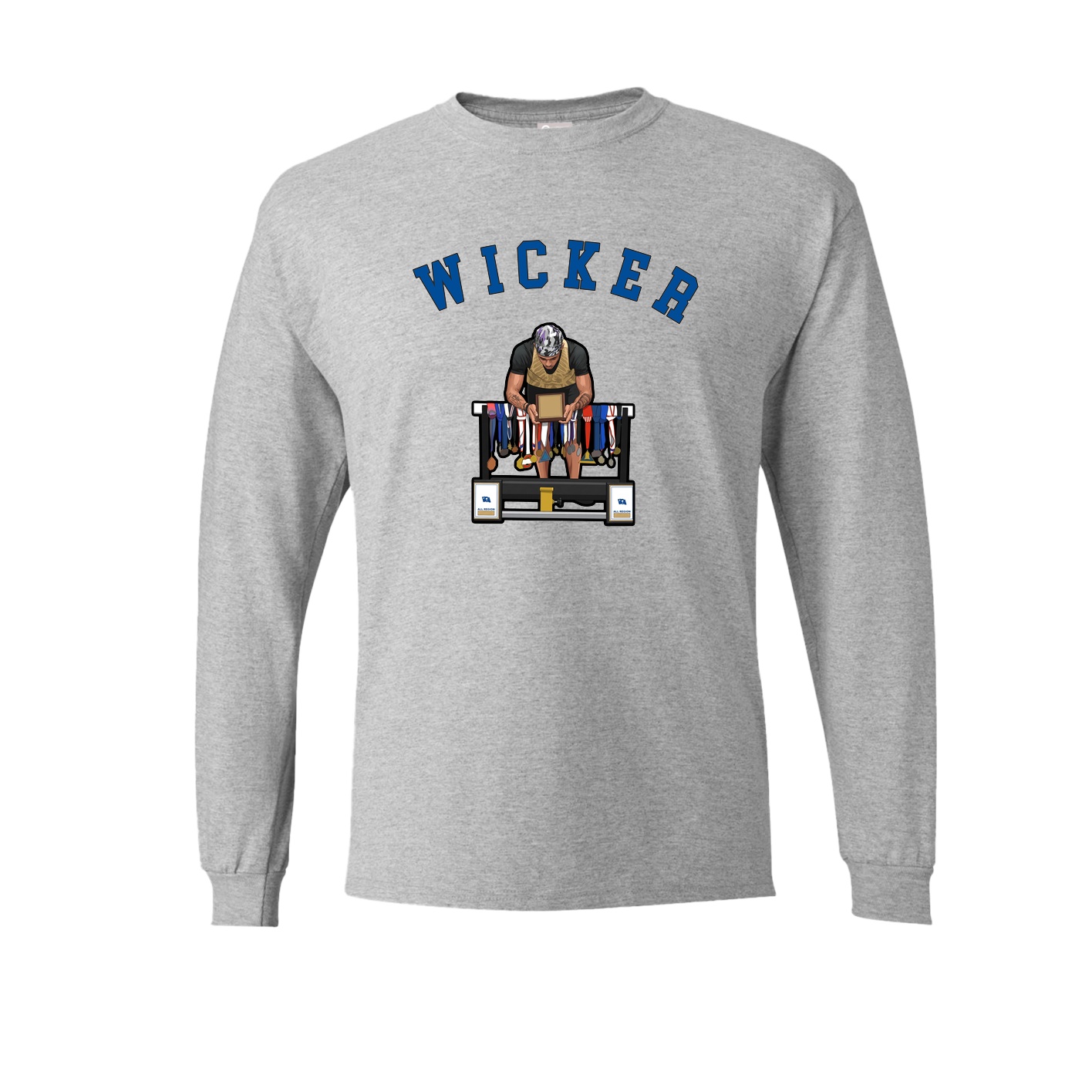 Long Sleeve Tee — Shirsey Arch in Grey