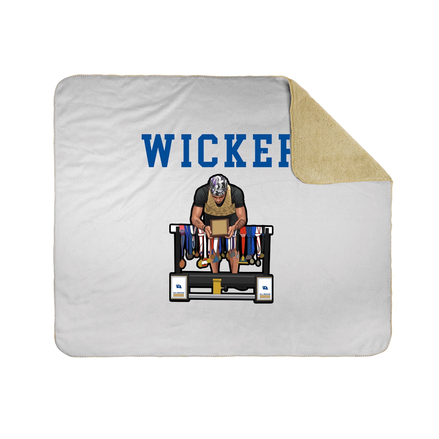 Throw Blanket — Shirsey in White