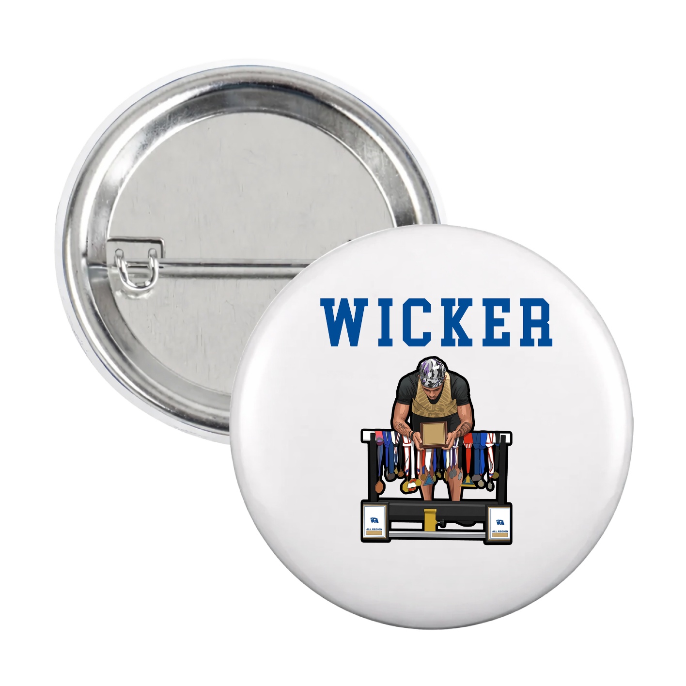 Game Day Button — Shirsey in White